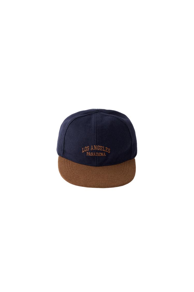 EMBROIDERED TEXT CAP
