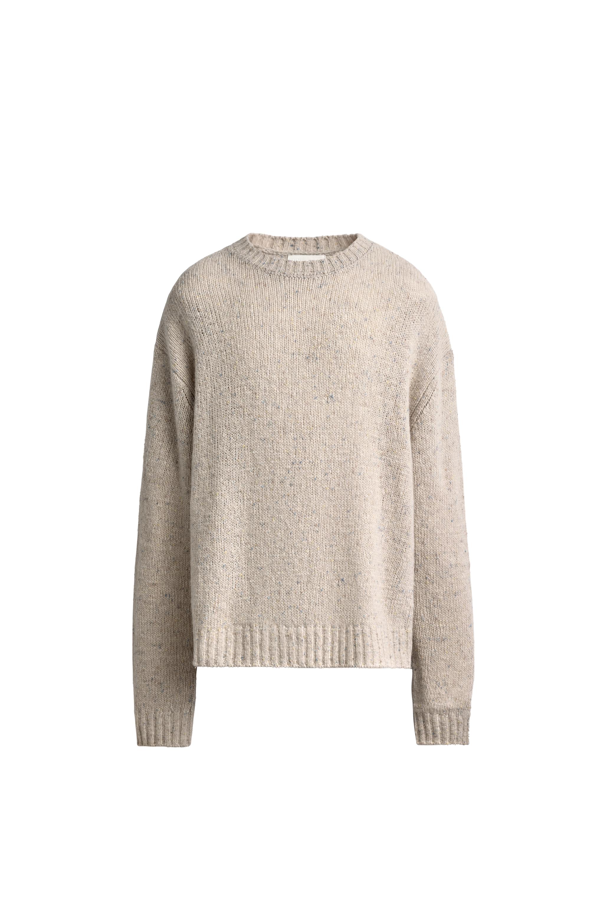 FLECKED WOOL BLEND JUMPER — ZARA