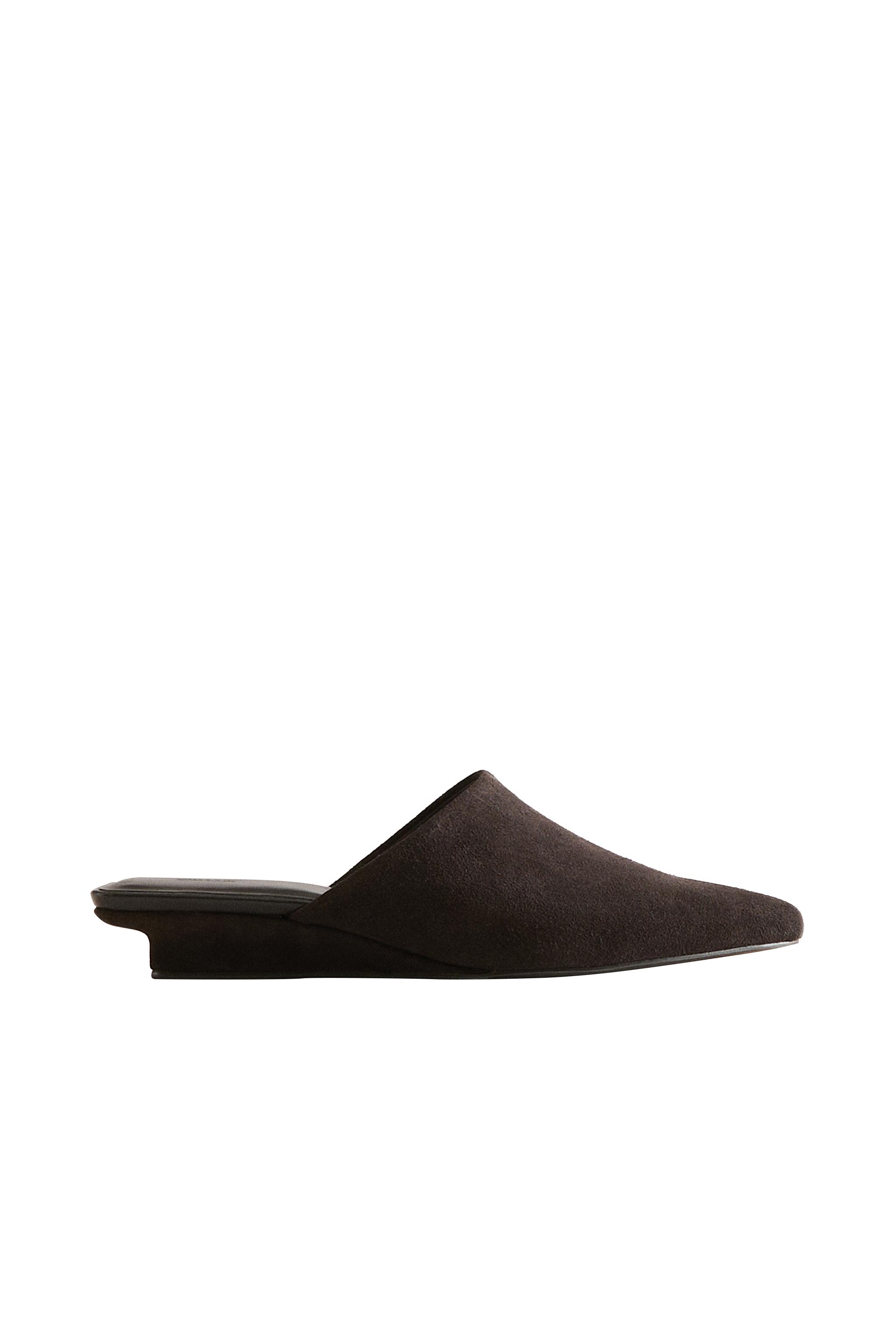 МЮЛИ НА КОДУПЕ ИЗ ИСКУССТВЕННОЙ ЗАМШИ — ZARA
