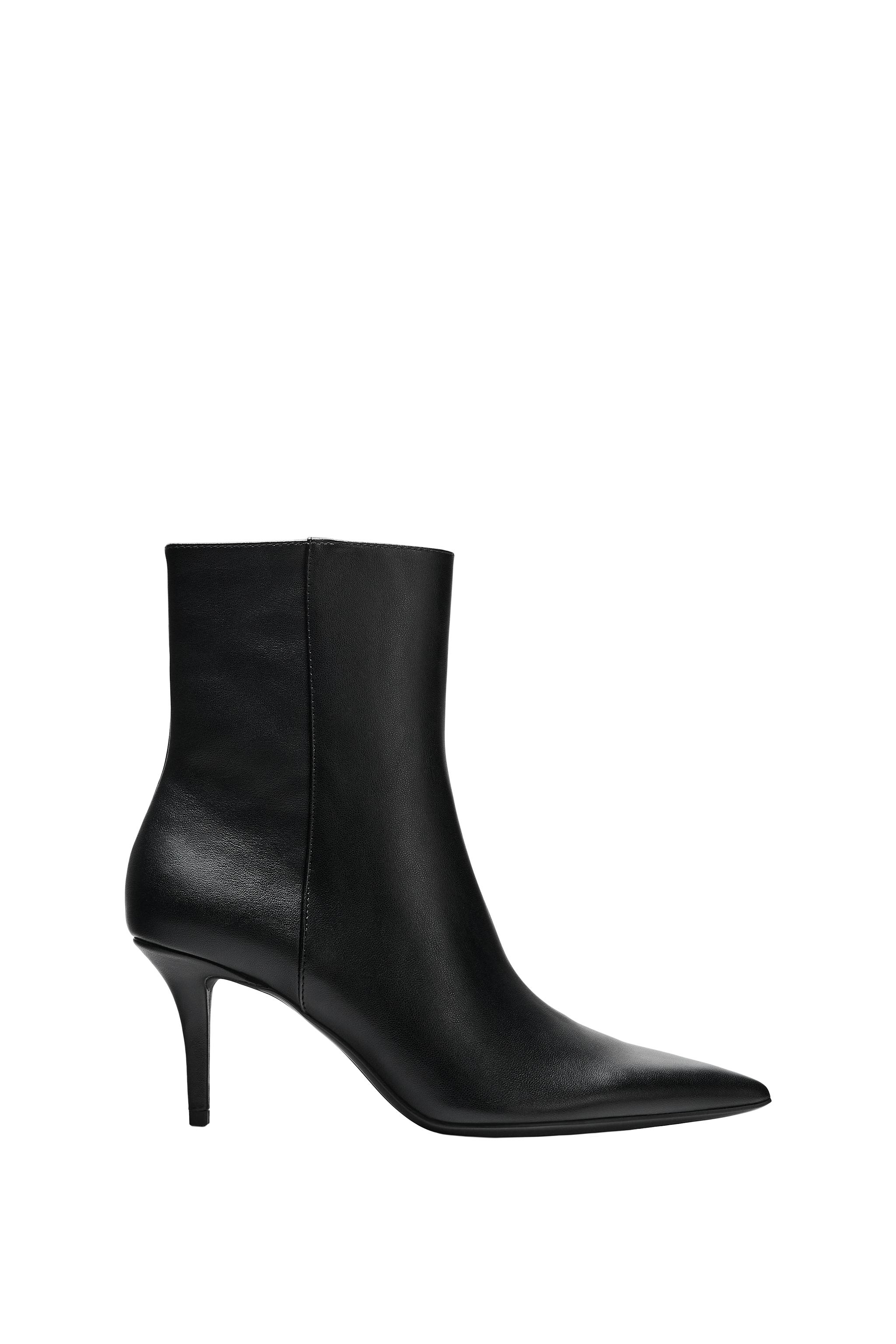 Ботинки на шпильке длиной до щиколотки — ZARA