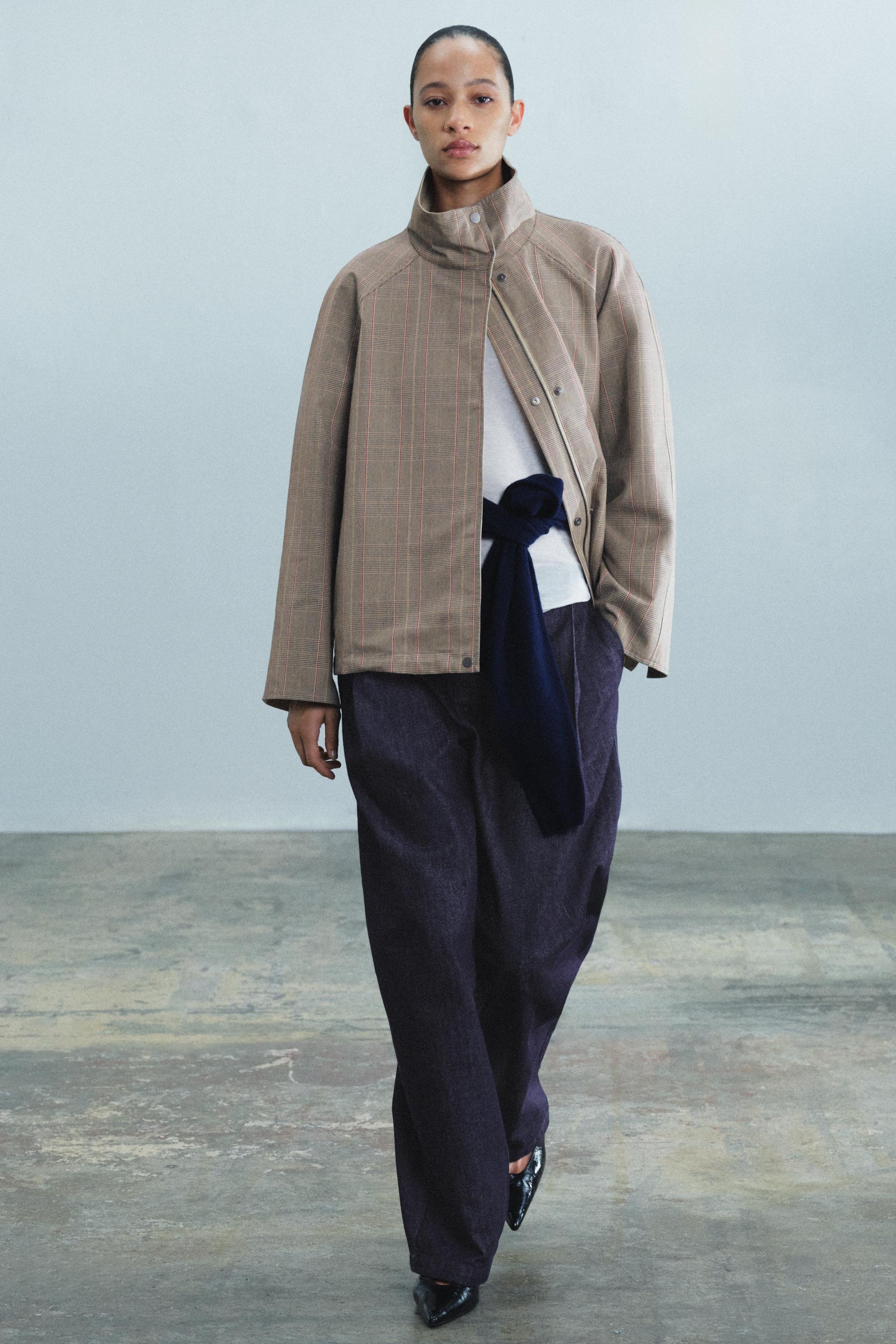 ZW COLLECTION укороченный двусторонний тренч — ZARA