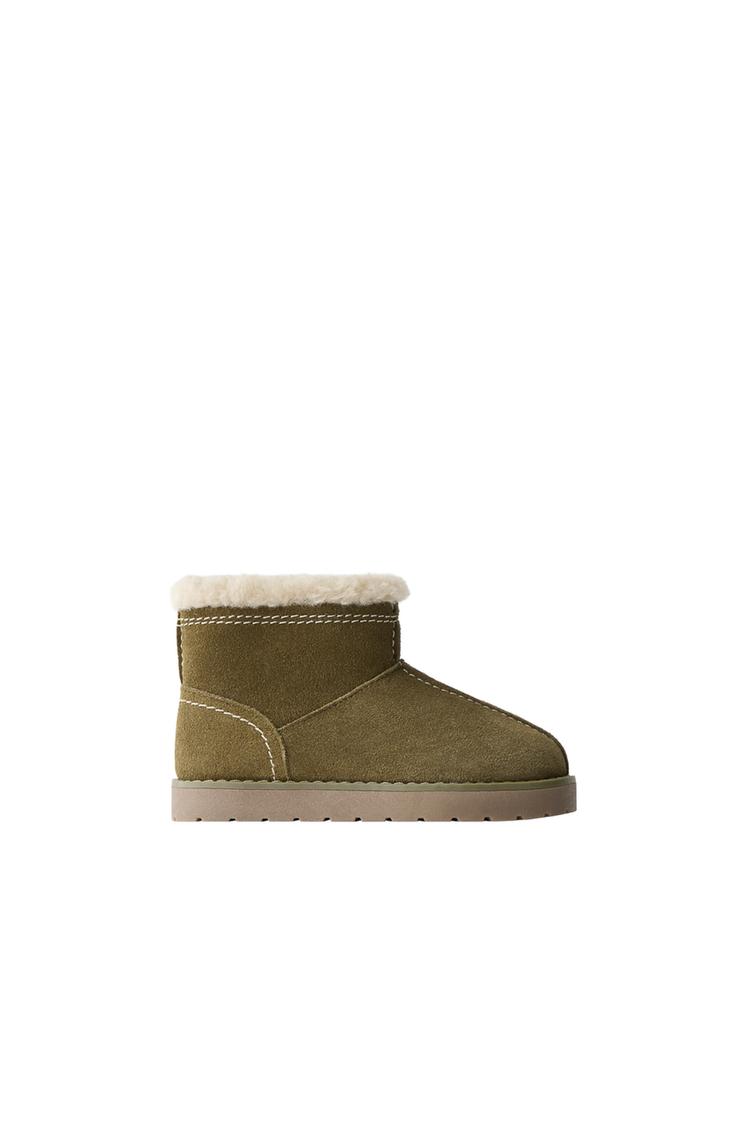 LEATHER LINED ANKLE BOOTS