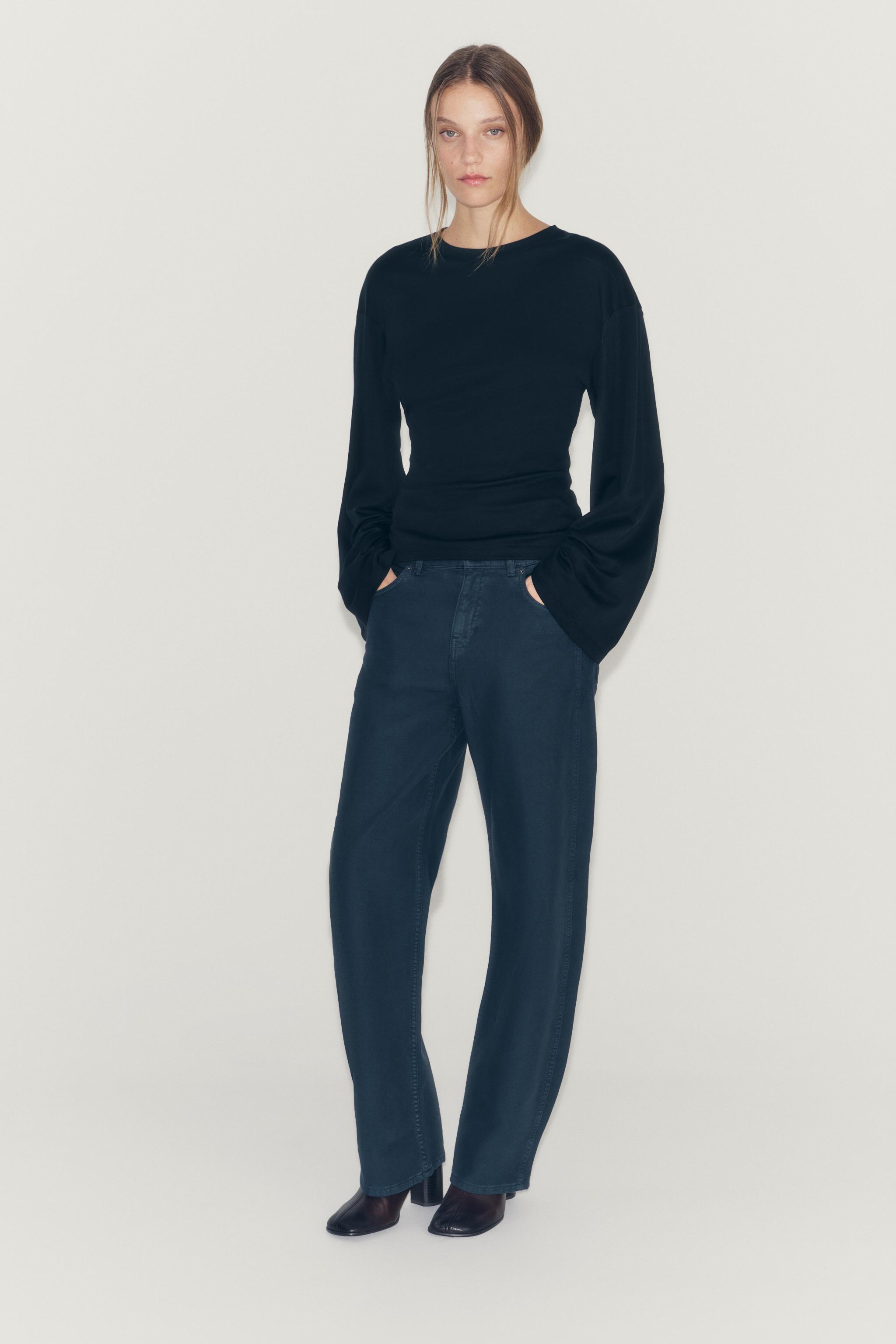 ОБТЯГИВАЮЩАЯ ФУТБОЛКА SUPIMA® — ZARA