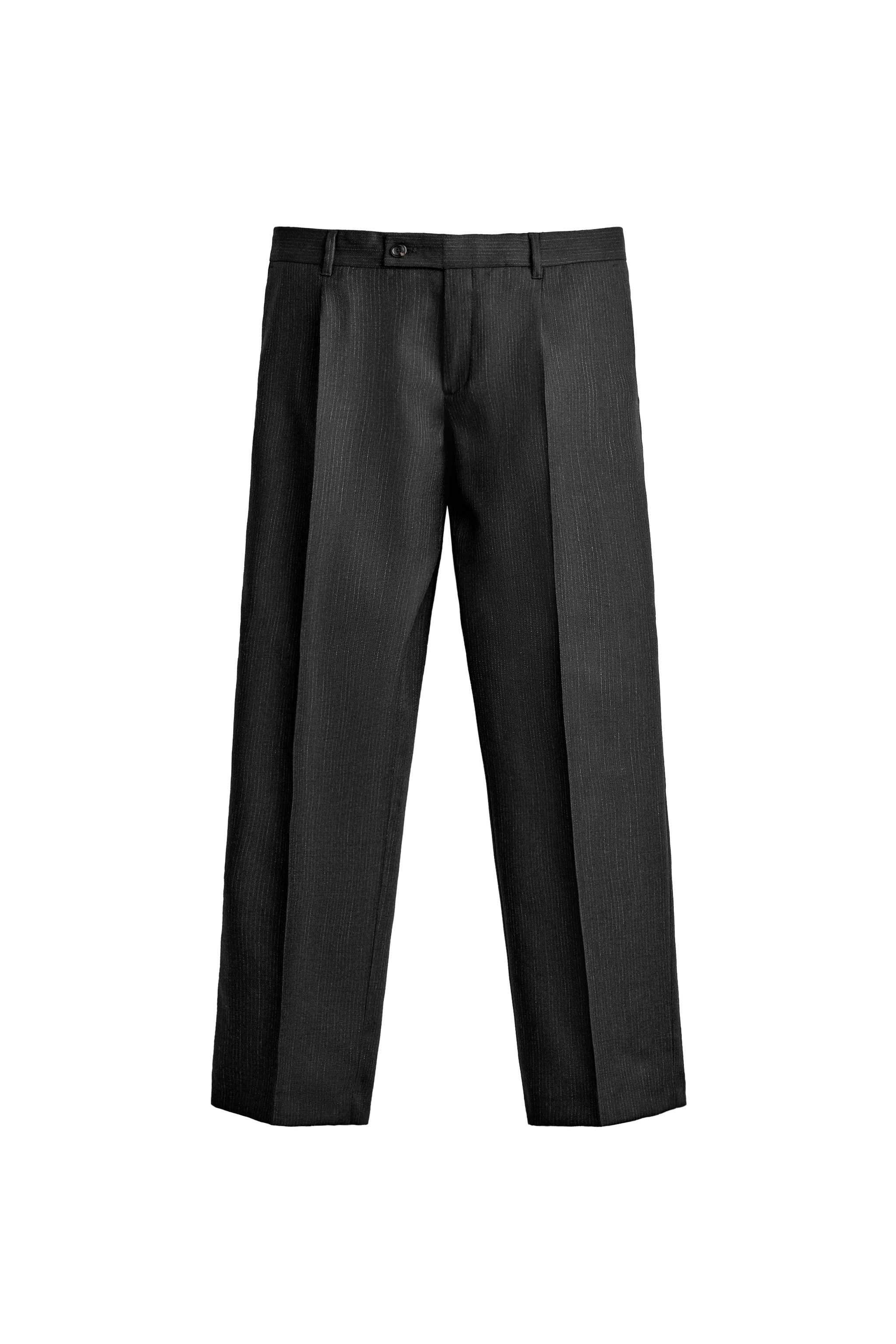 100% WOOL MANTECO® SUIT TROUSERS — ZARA