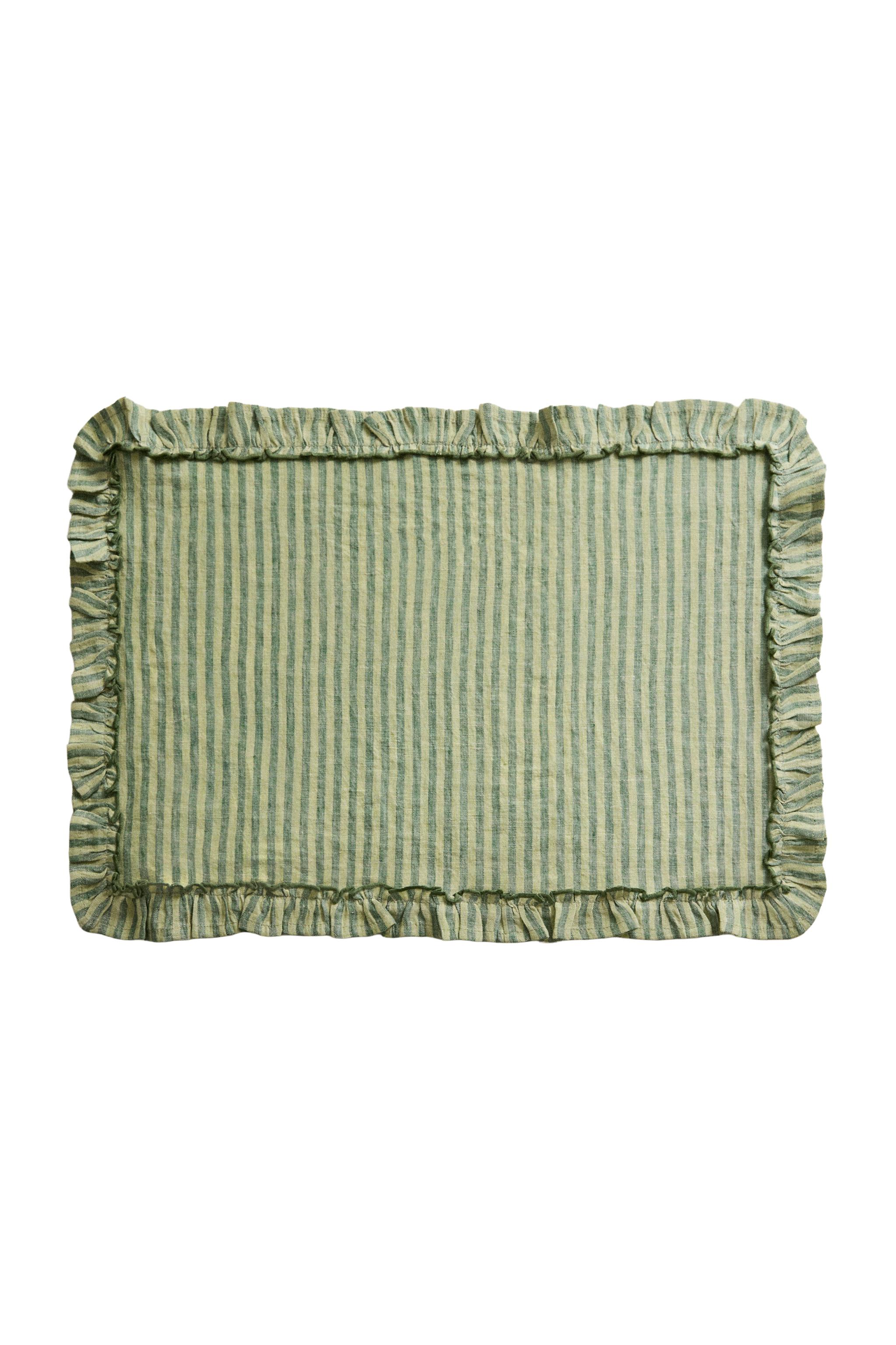 ЛЬНЯНАЯ САЛФЕТКА С ОБОРКОЙ — Zara Home