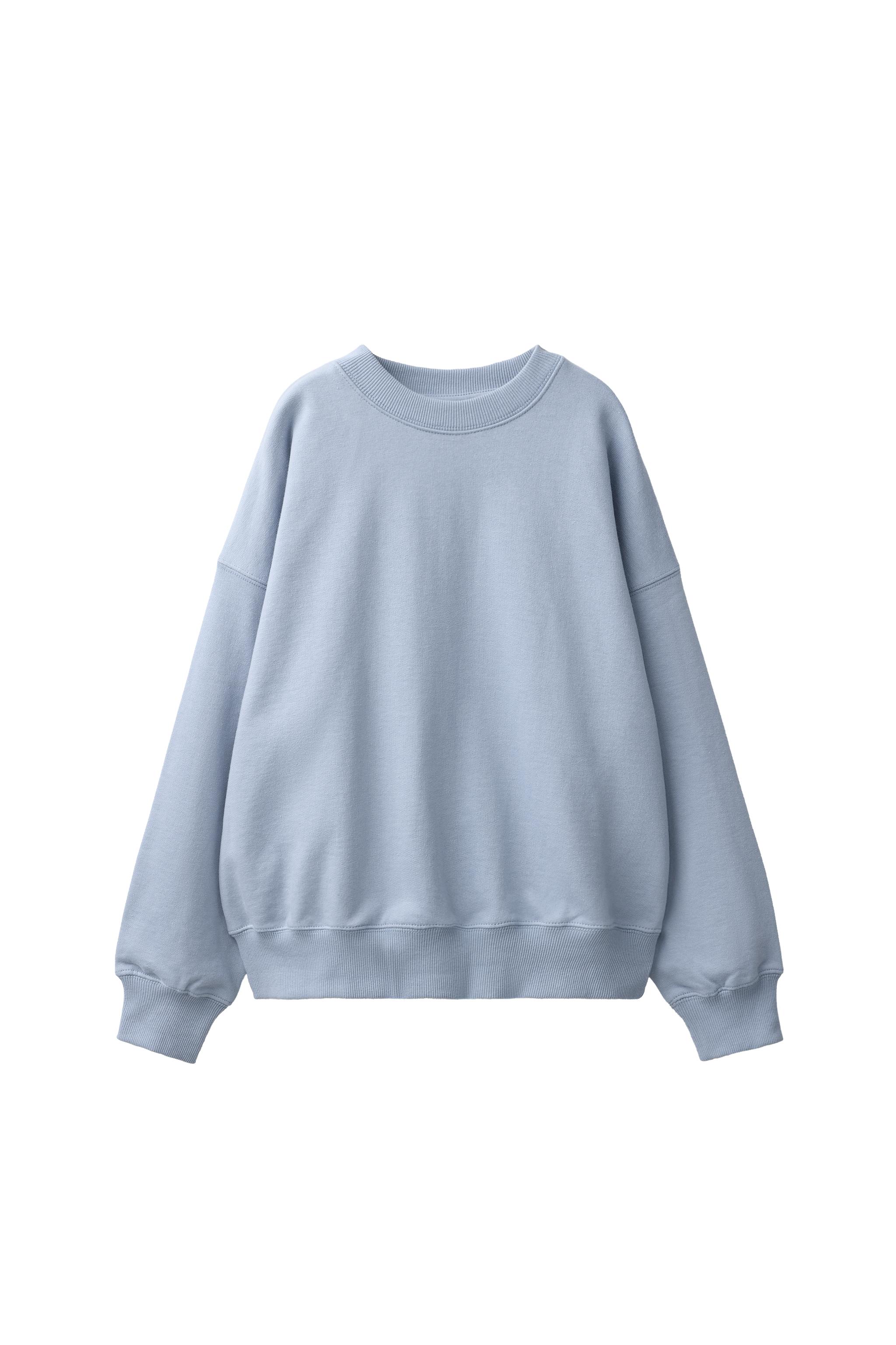Плотный однотонный свитшот — ZARA