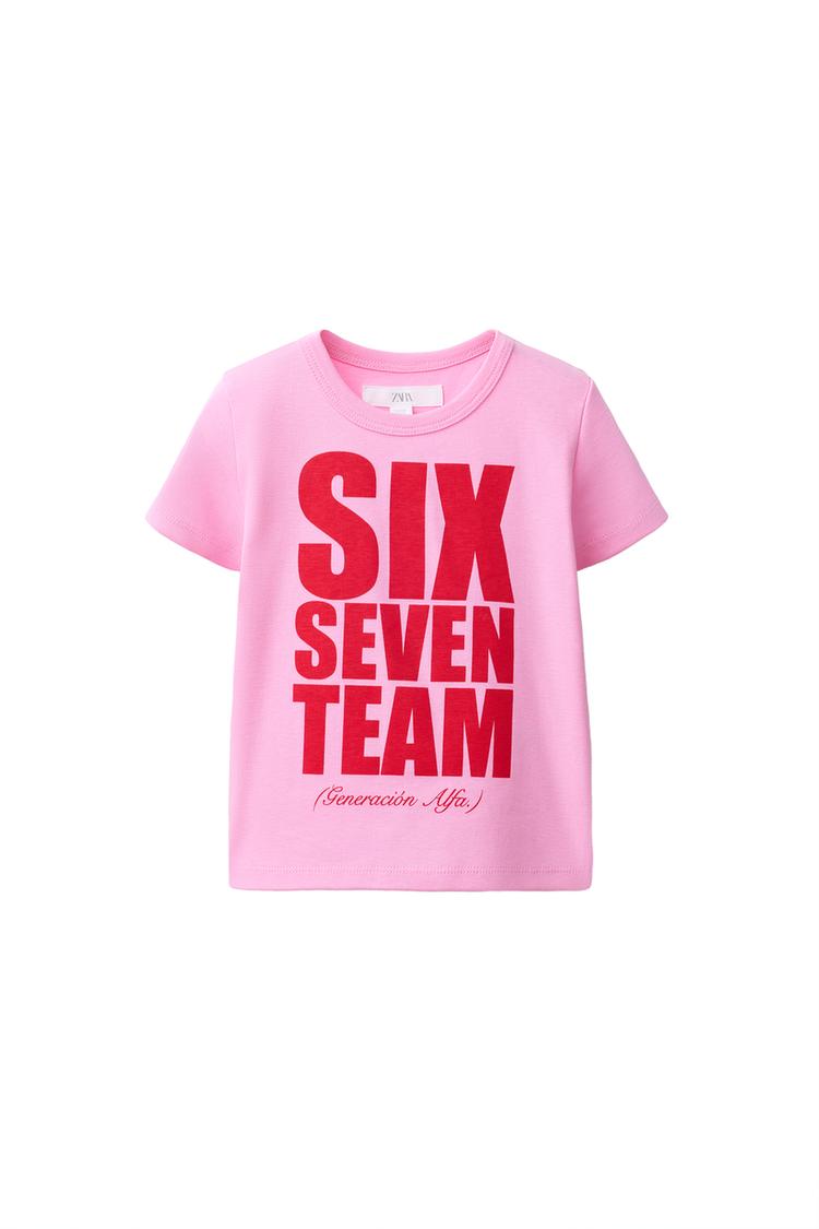 Футболка с принтом Team Six Seven