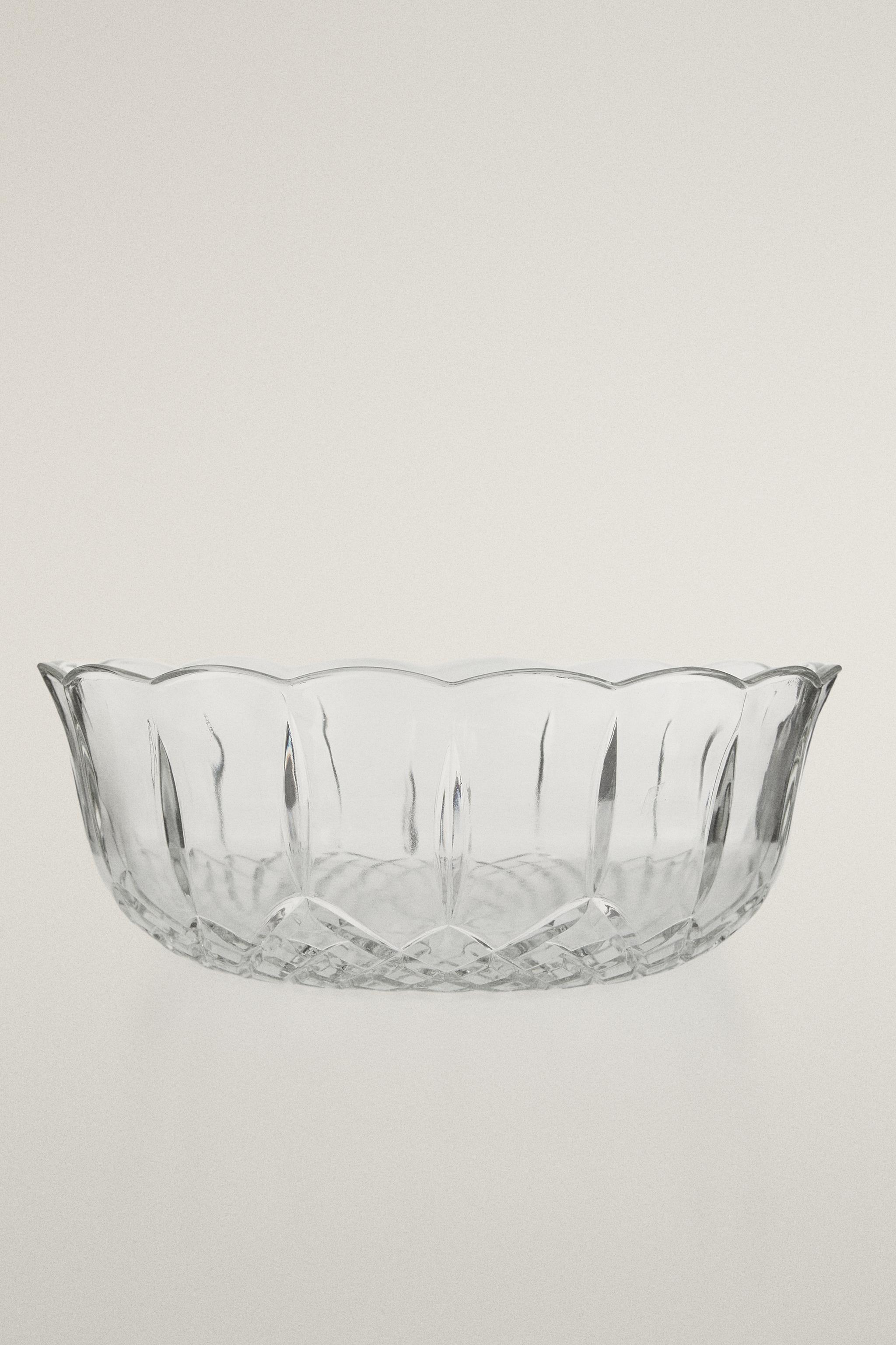 CUT GLASS SALAD BOWL — Zara Home