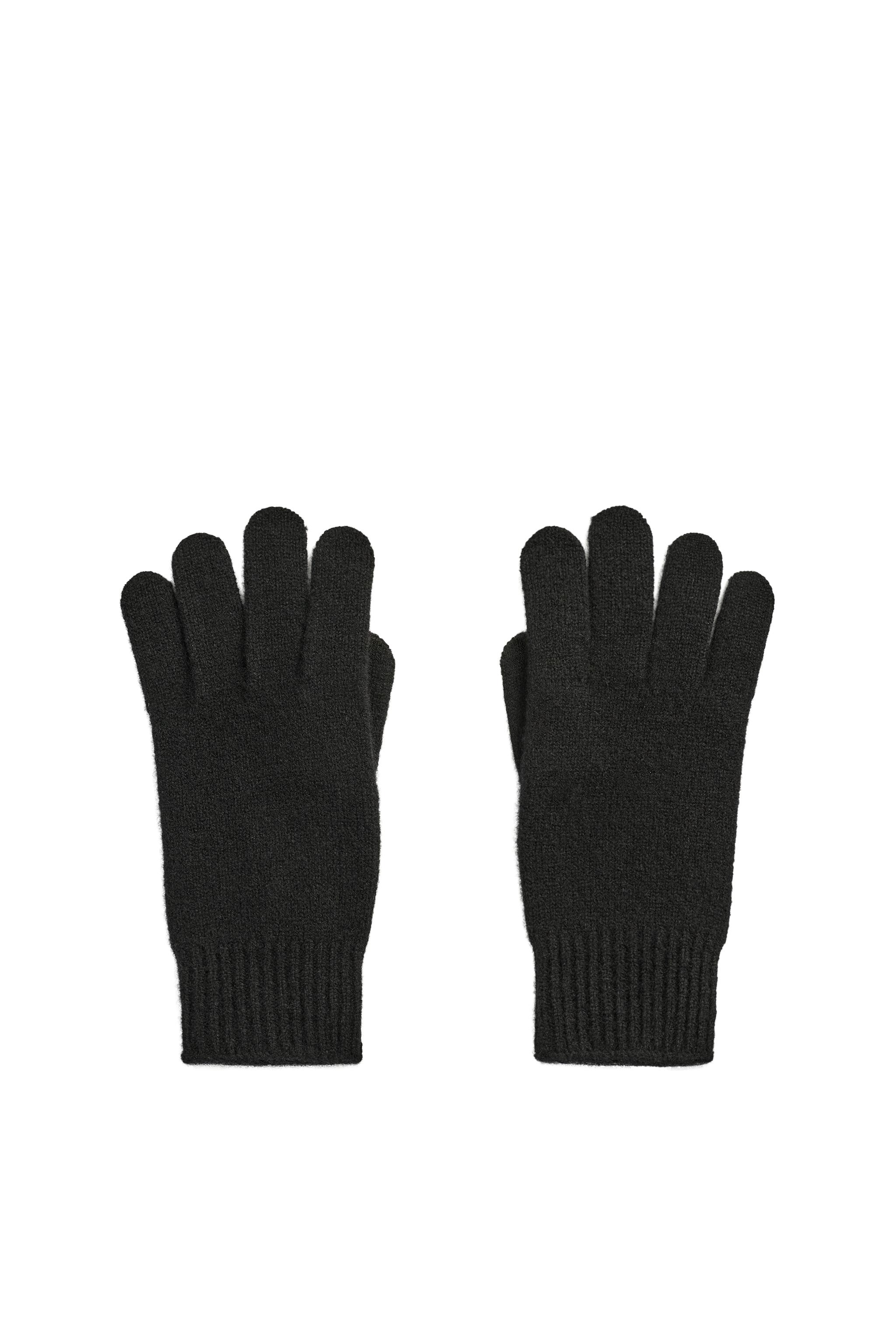 100% WOOL KNIT GLOVES — ZARA