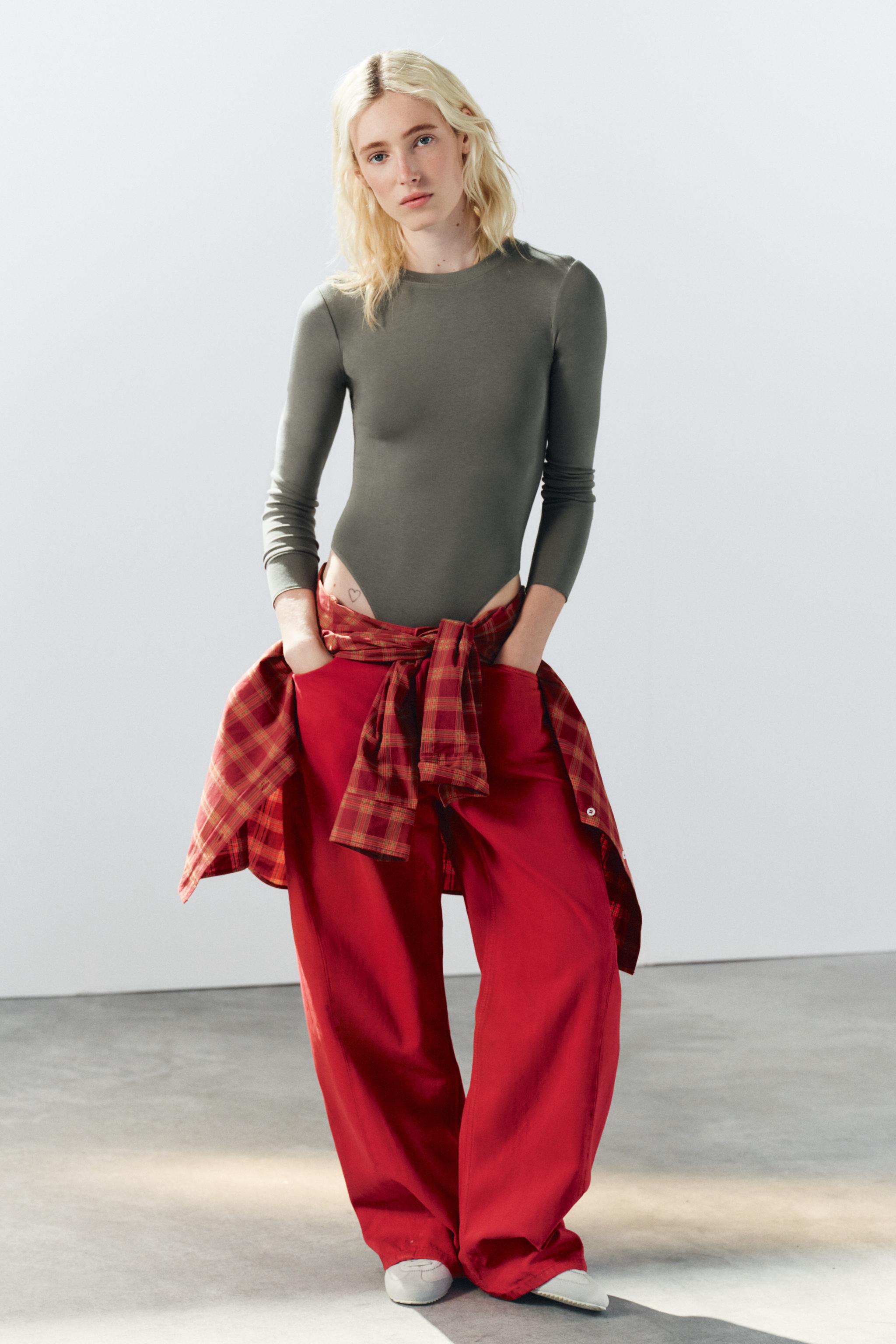 Боди с длинным рукавом — ZARA