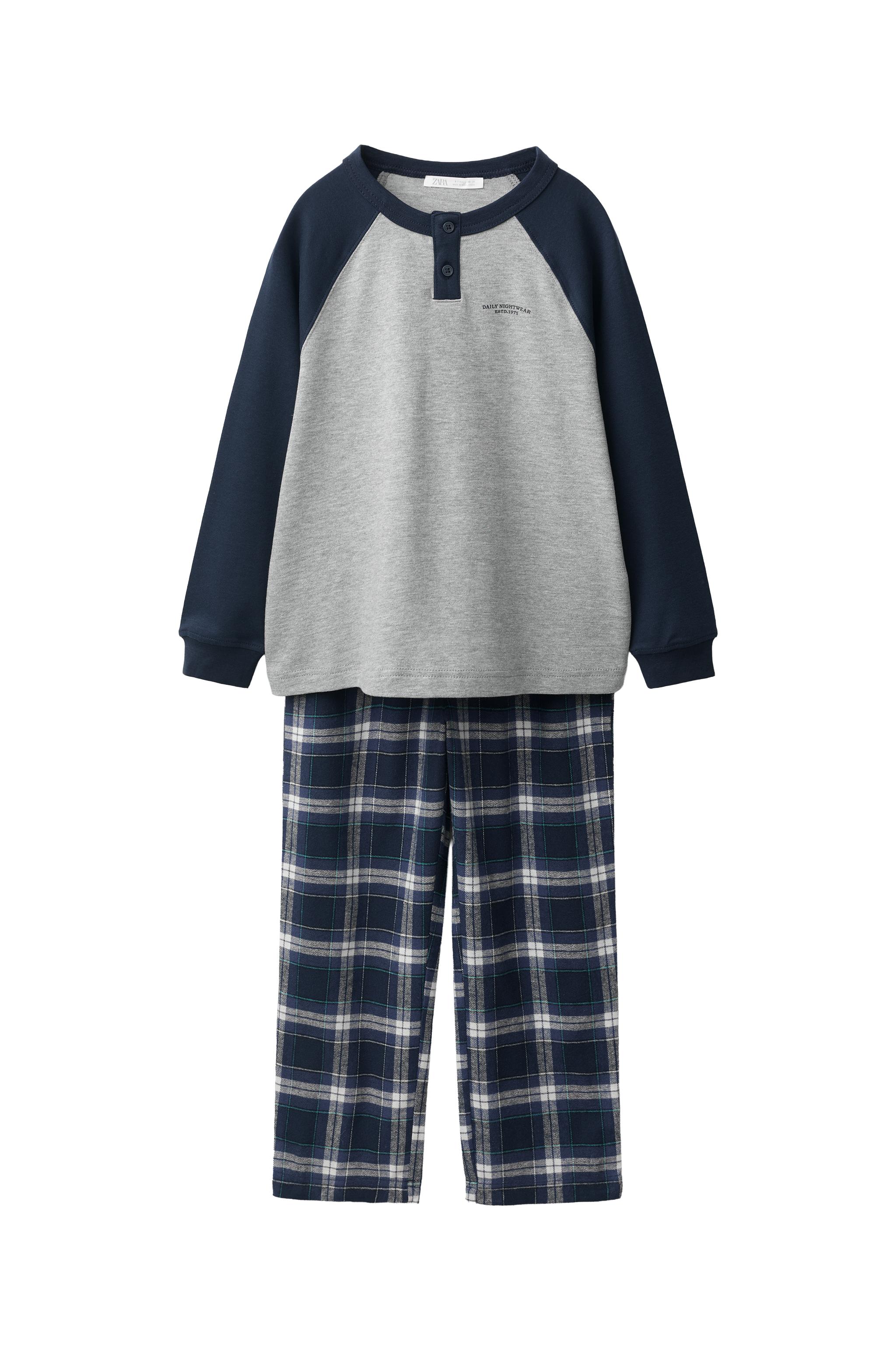 6-14 ЛЕТ/ ПИЖАМА В КЛЕТКУ — ZARA