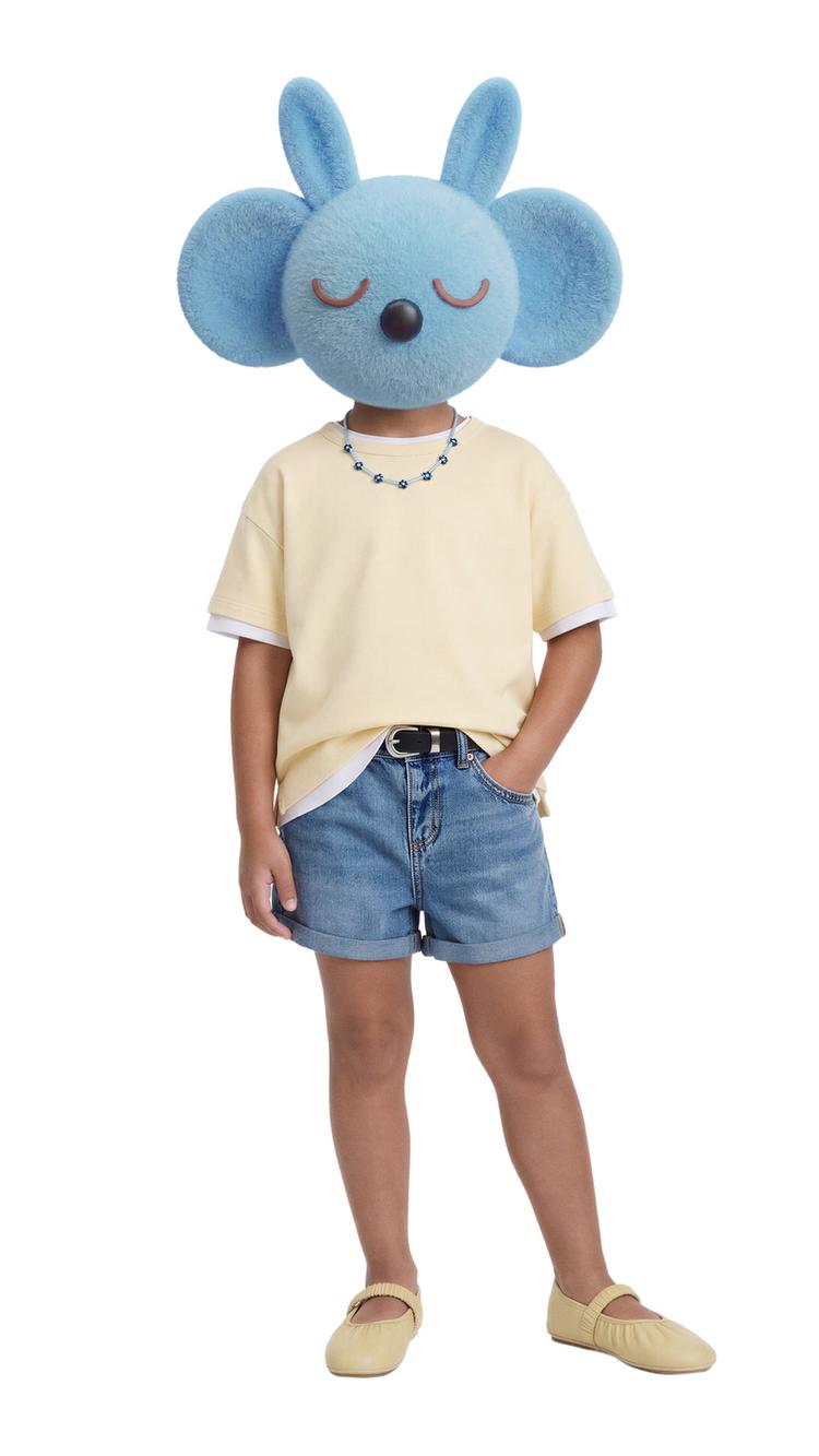 Джинсовые бермуды MOM FIT