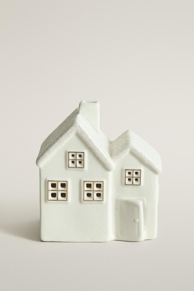 CHRISTMAS OPEN HOUSE CERAMIC ORNAMENT