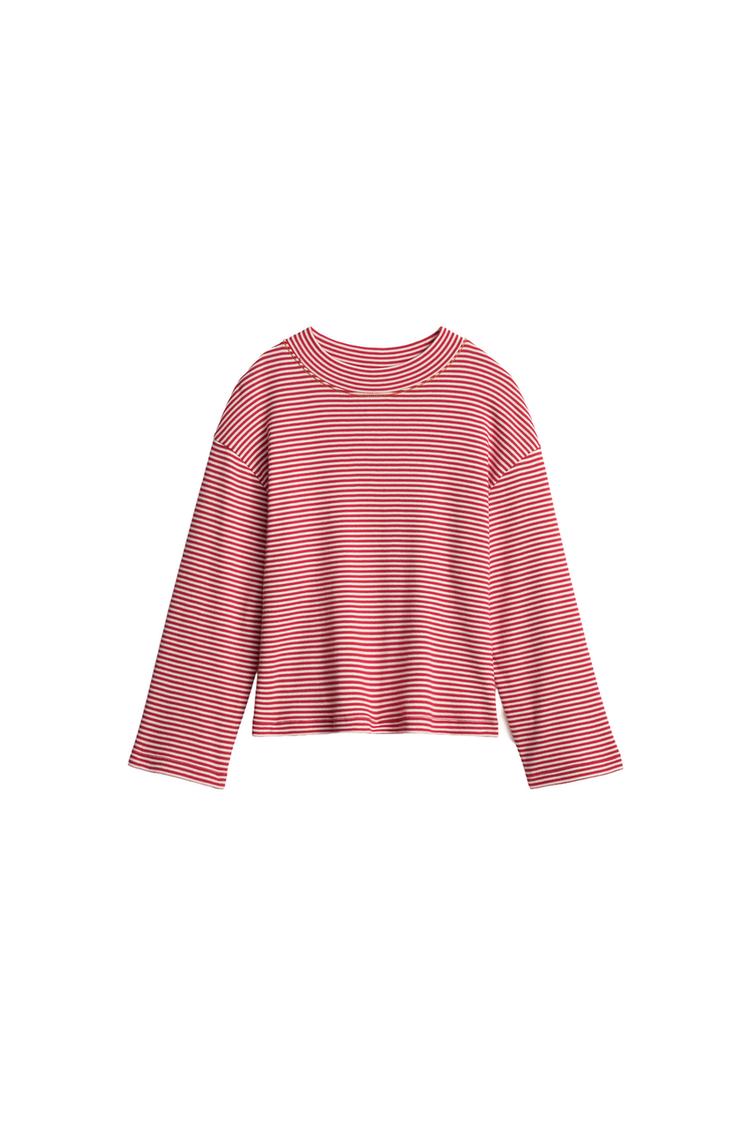 LIMITED EDITION STRIPED TOPSTITCH T-SHIRT