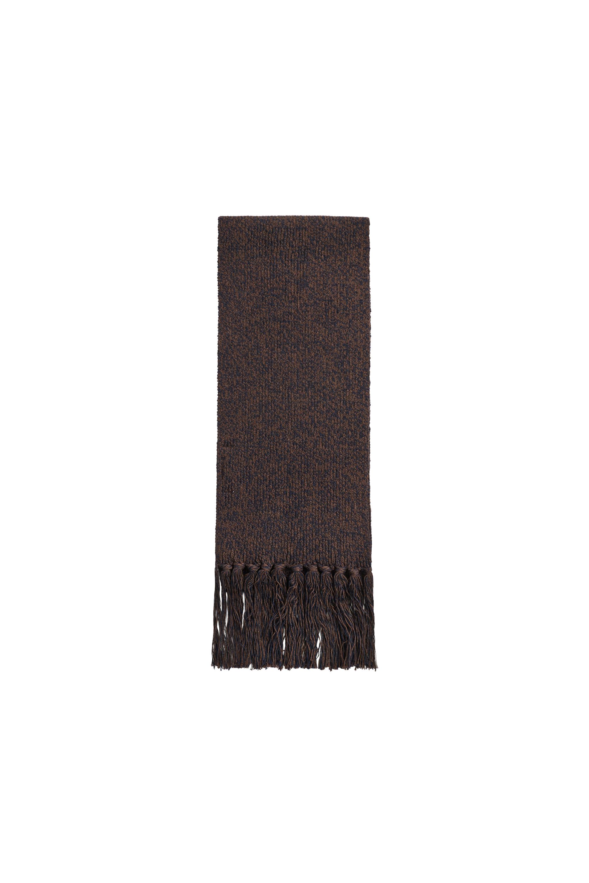 COTTON-WOOL KNIT SCARF — ZARA