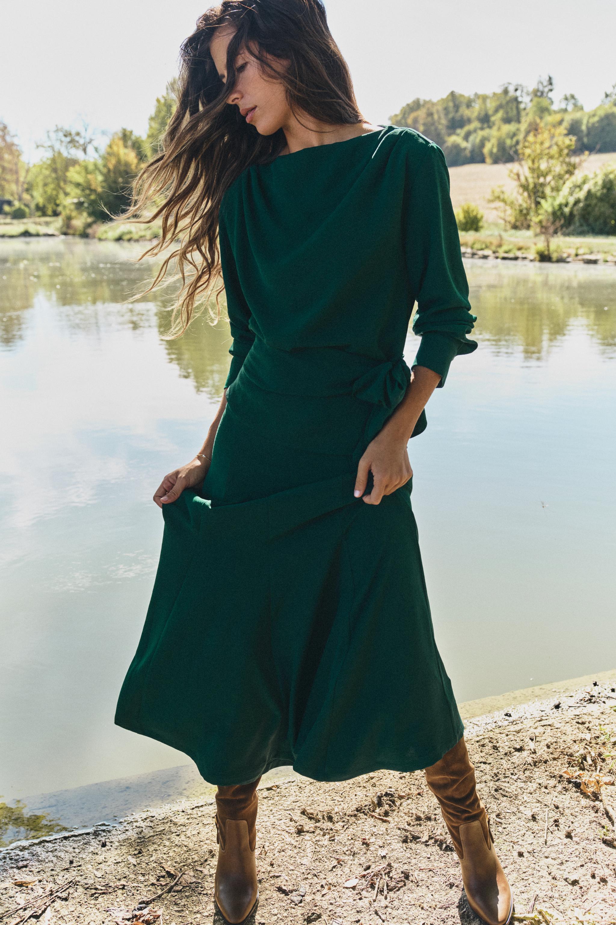 Блузка с бантом — ZARA
