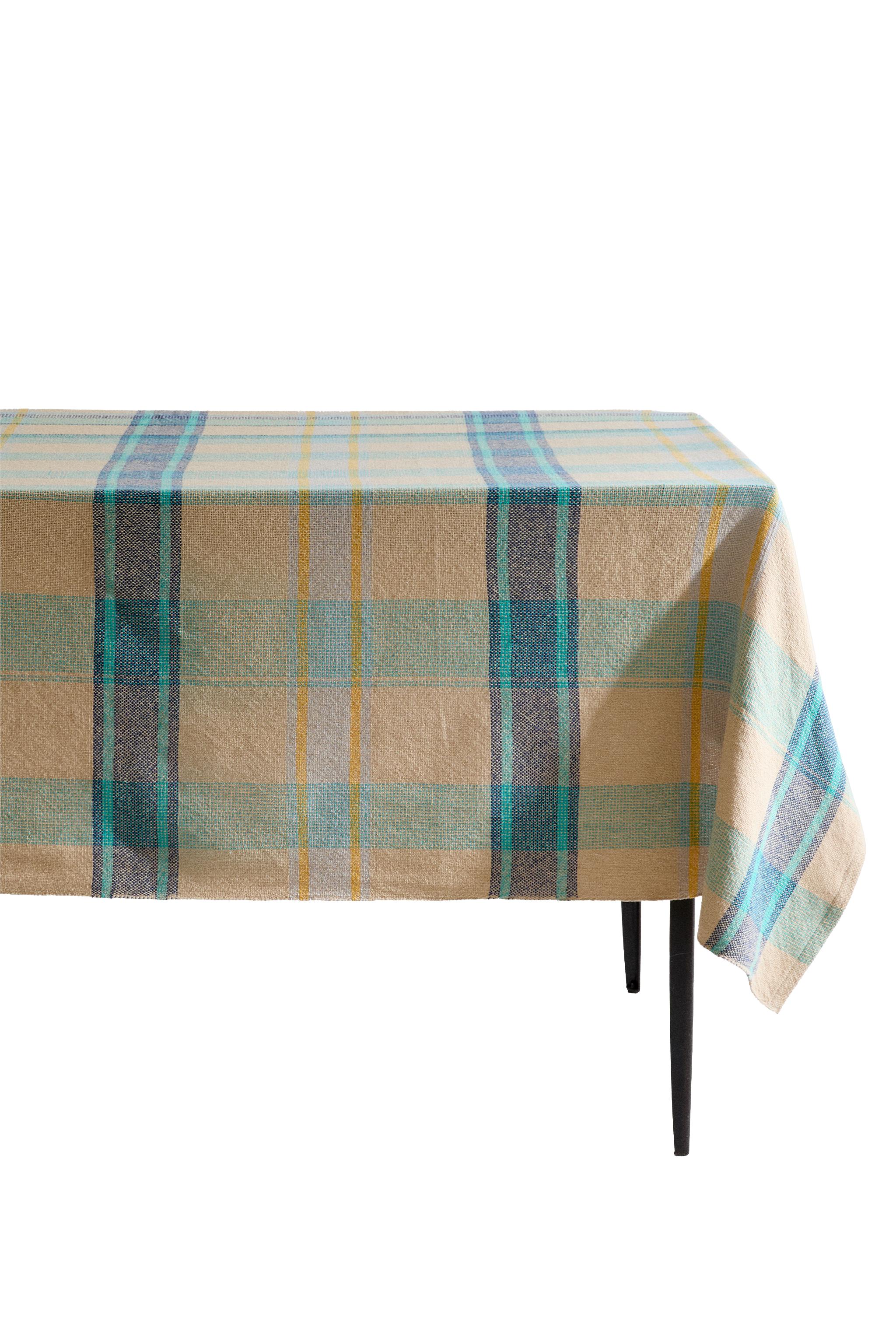 СКАТЕРТЬ В КЛЕТКУ ИЗ ОКРАШЕННОЙ ПРЯЖИ — Zara Home