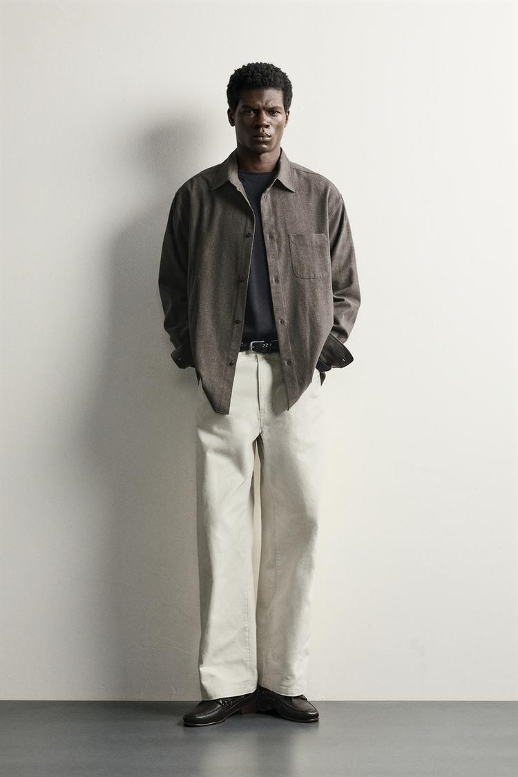 РУБАШКА REGULAR FIT ИЗ ФЛАНЕЛИ