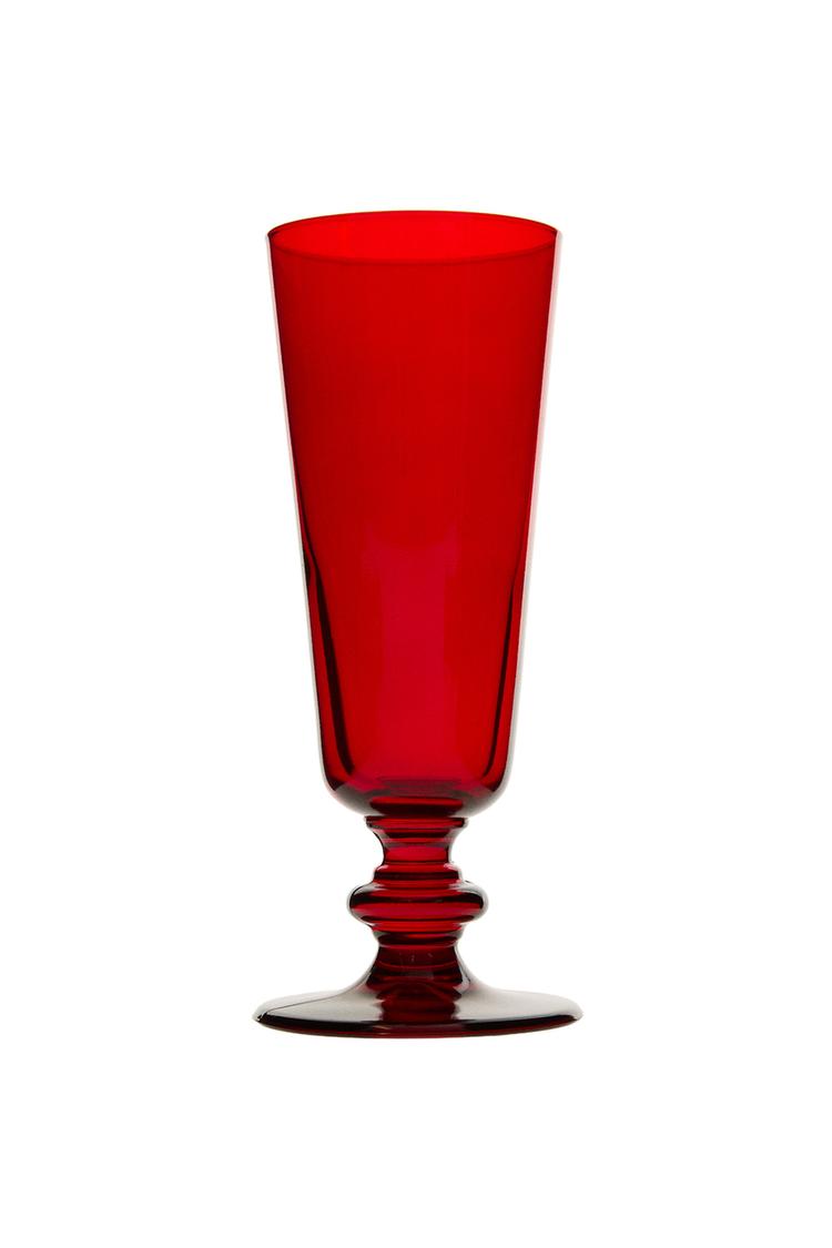 CHRISTMAS FLUTE GLASS
