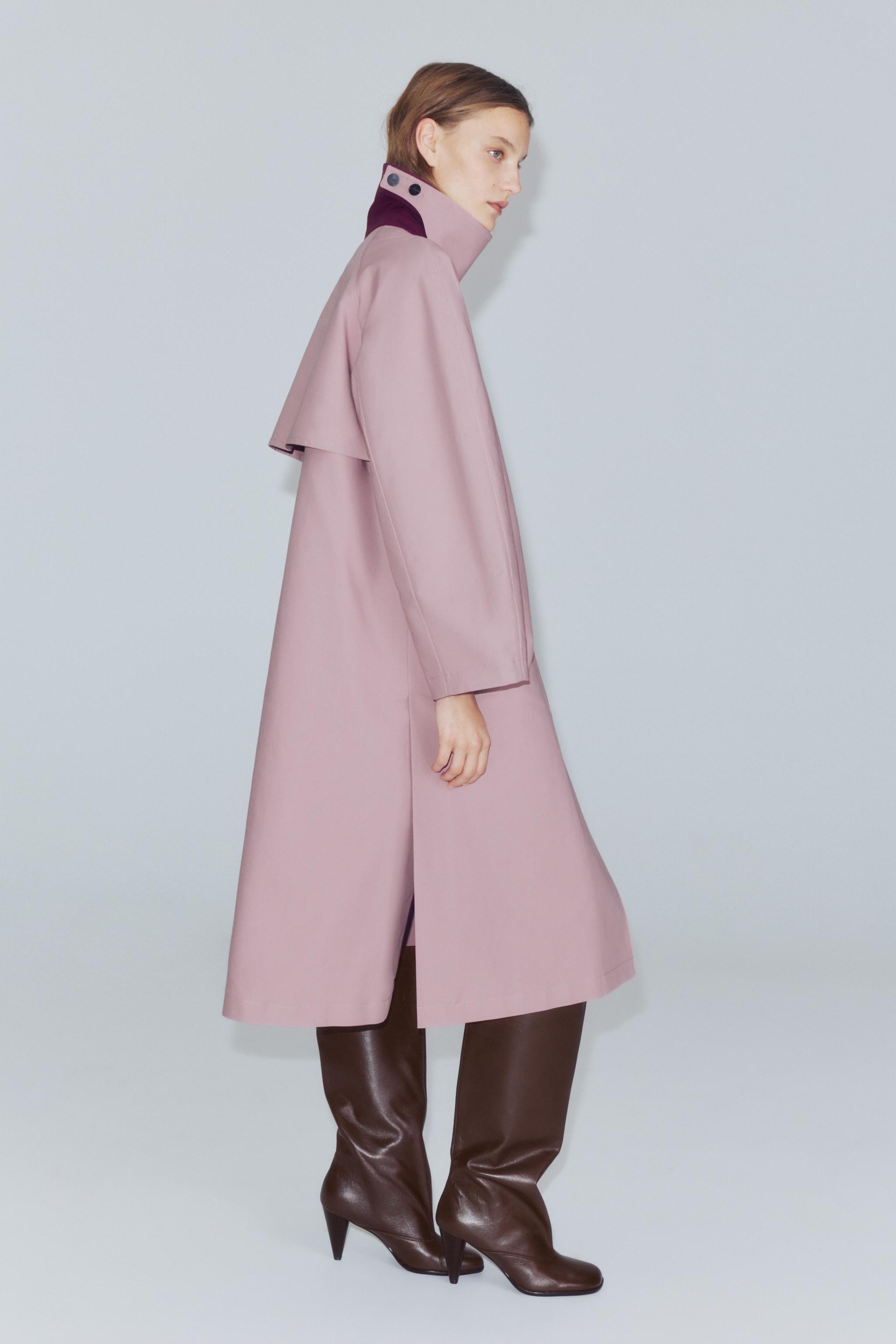 ДЛИННЫЙ ДВУБОРТНЫЙ ТРЕНЧ ZW COLLECTION — ZARA