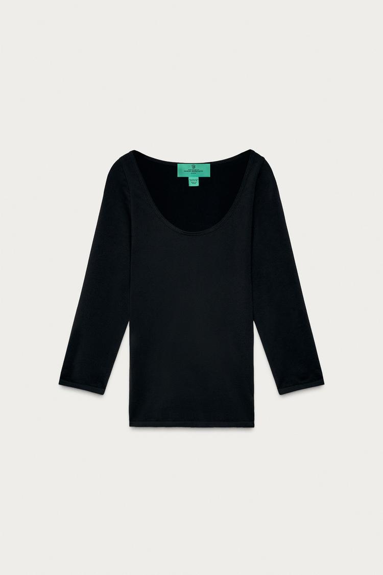 Топ MARISA BERENSON X ZARA, без швов