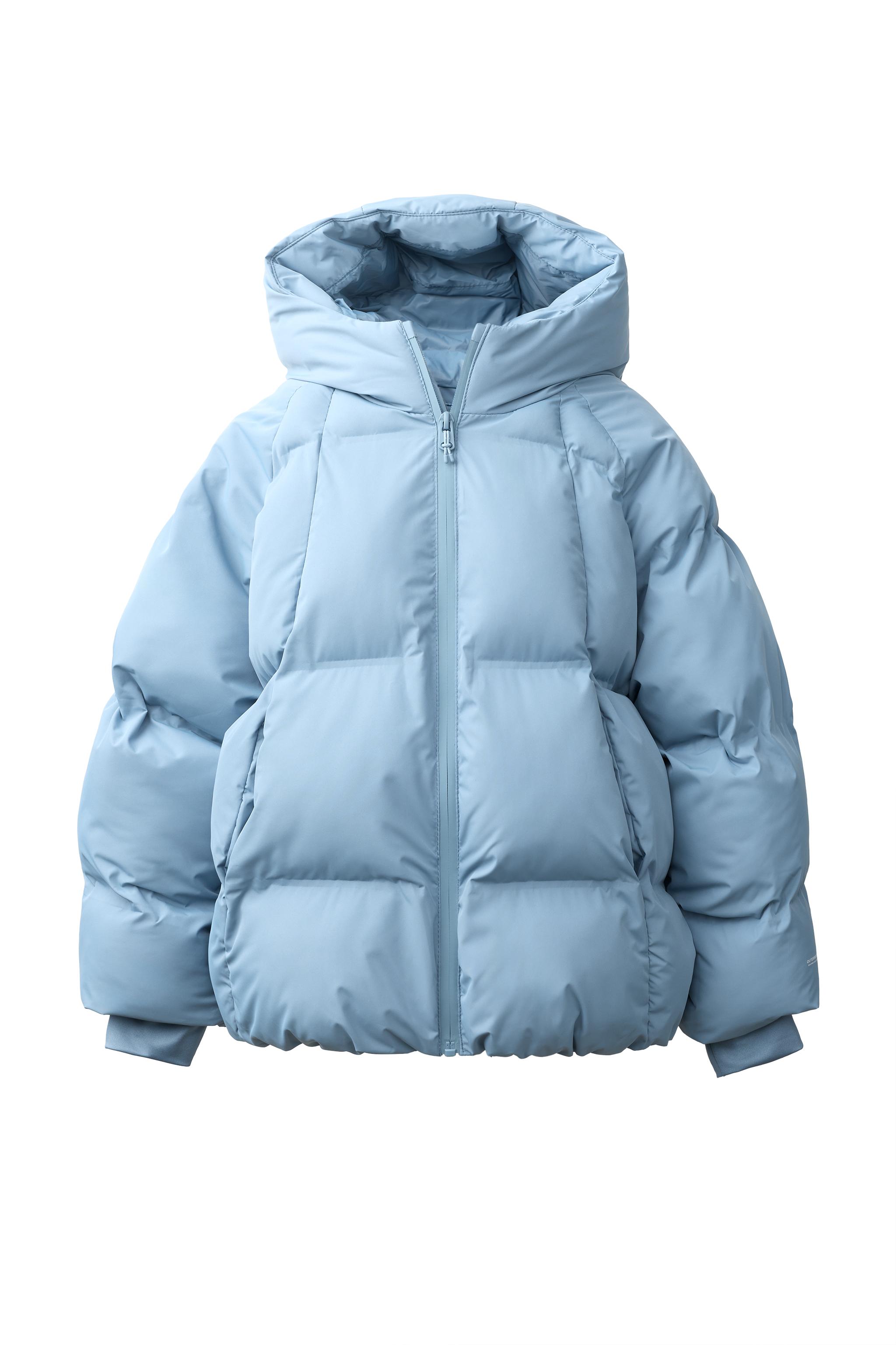 Пуховик с капюшоном с водоотталкивающим эффектом — ZARA