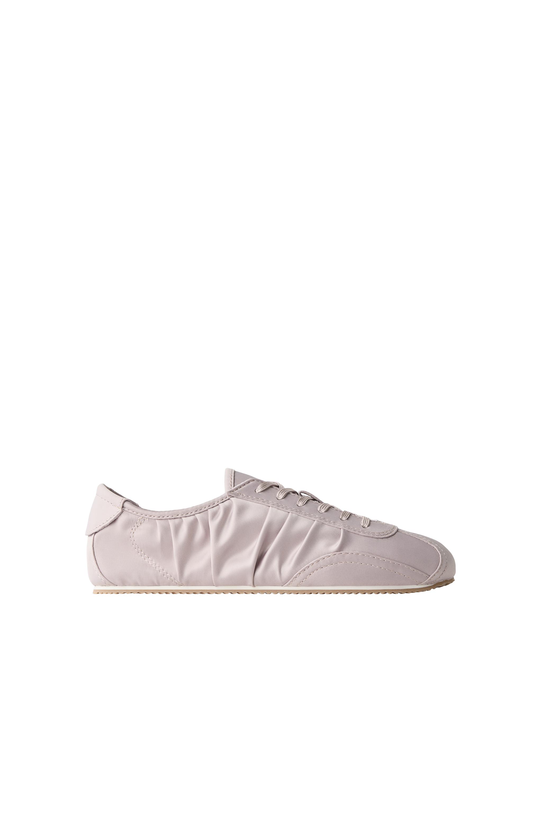 SATEEN SNEAKERS — ZARA