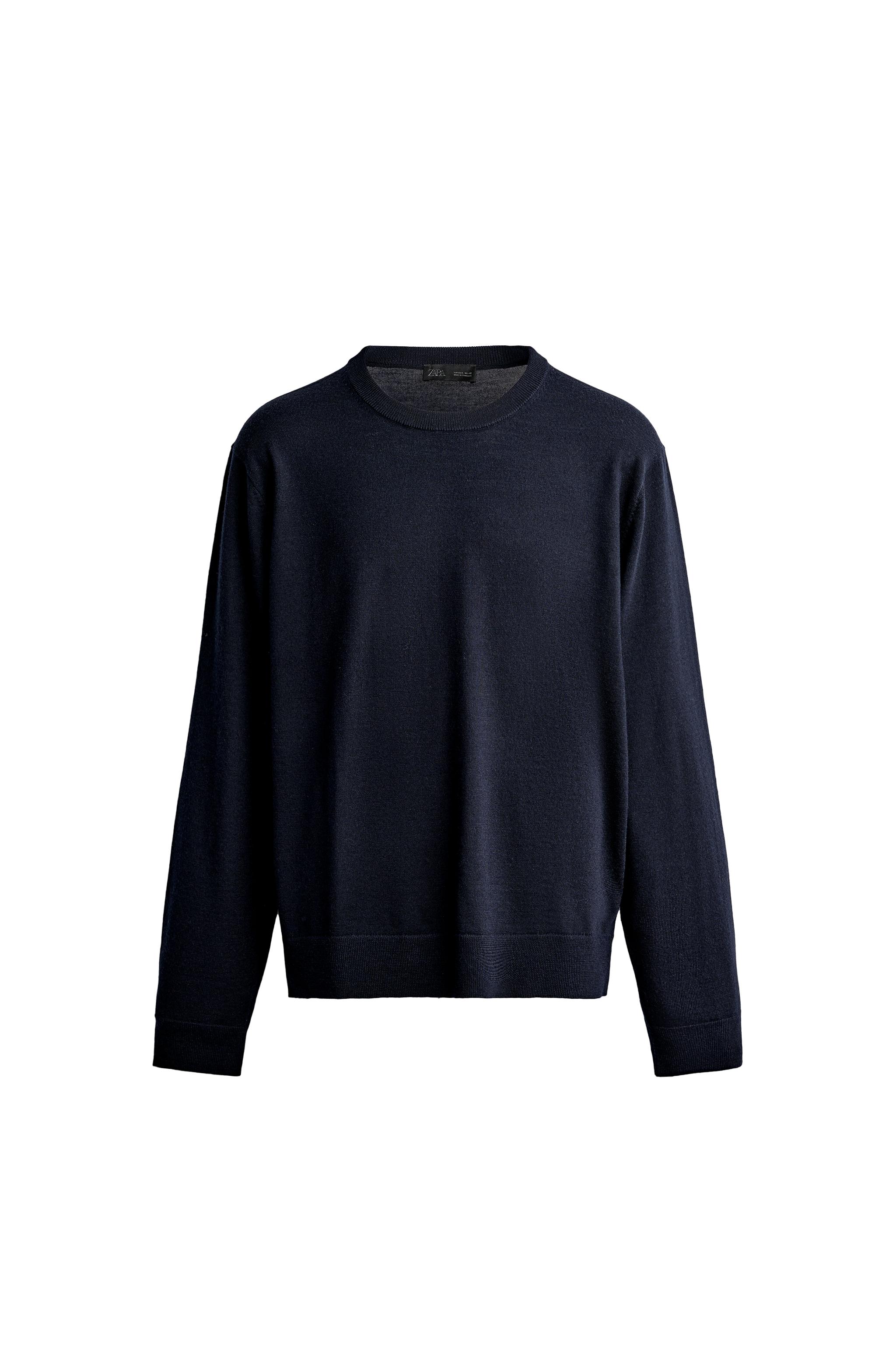 Джемпер классического кроя из 100% шерсти — ZARA
