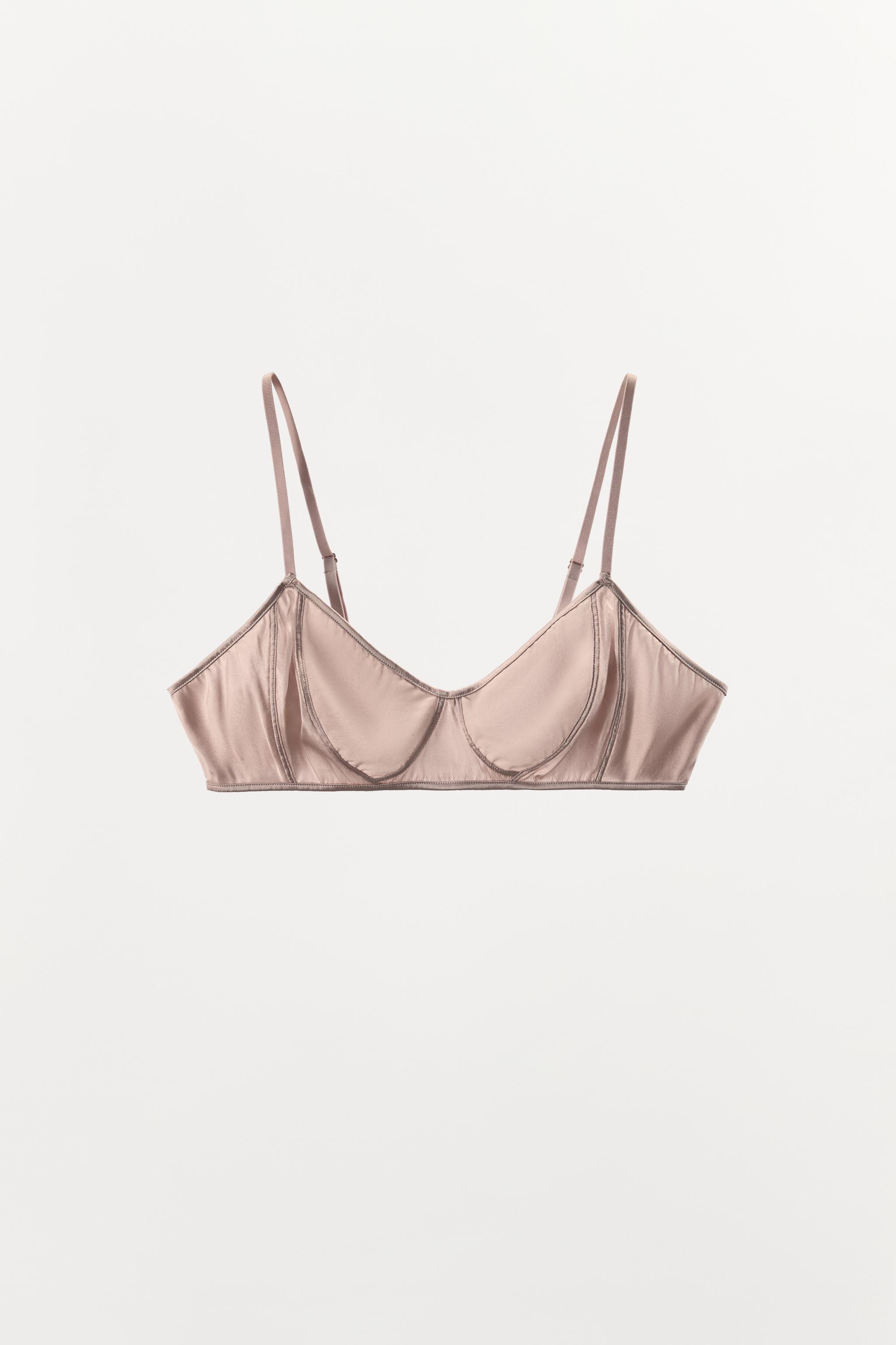 Бралетт из 100% шелка — ZARA