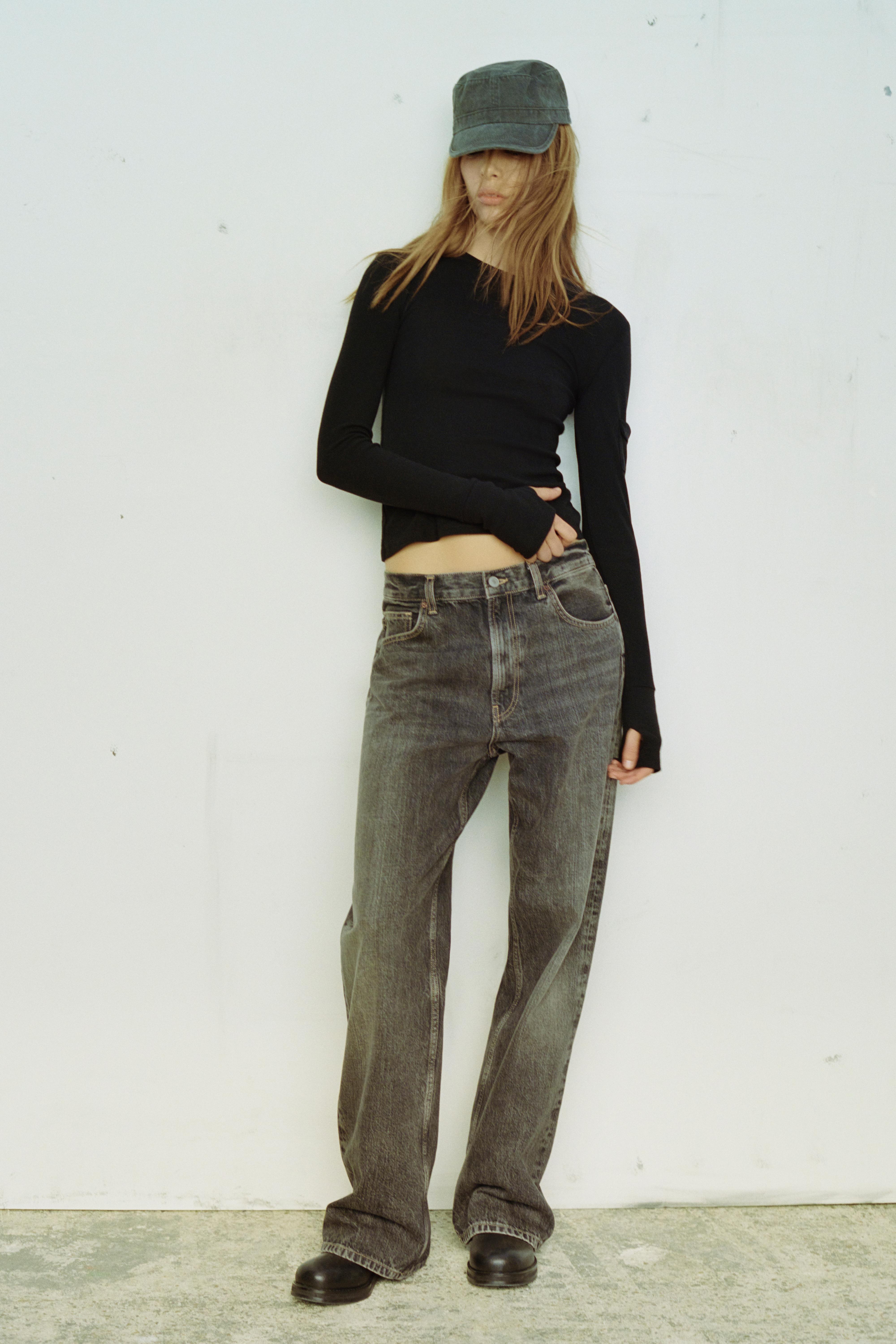 Футболка из 100% хлопка с карманами — ZARA