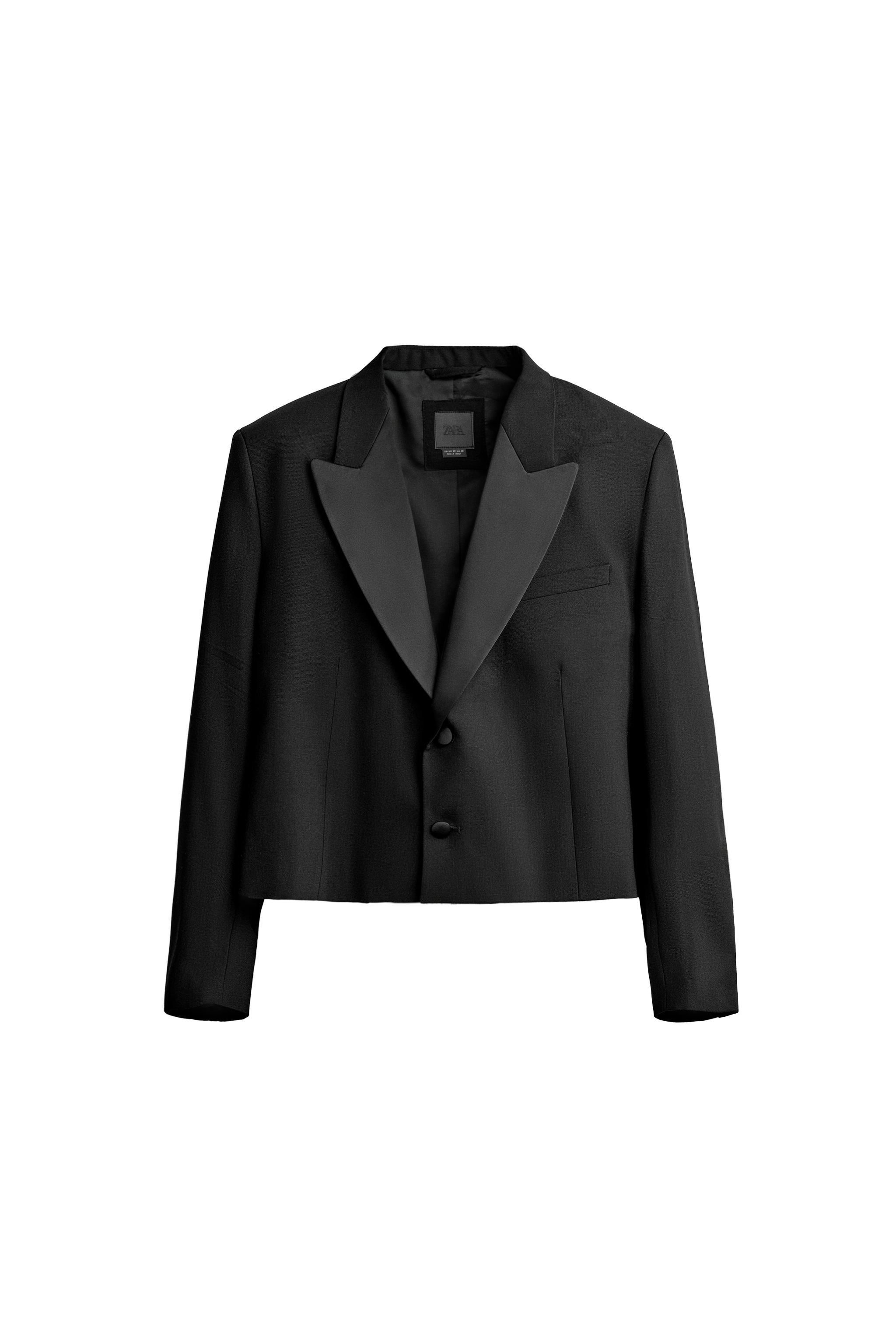 УКОРОЧЕННЫЙ СМОКИНГ-БЛЕЙЗЕР — ZARA