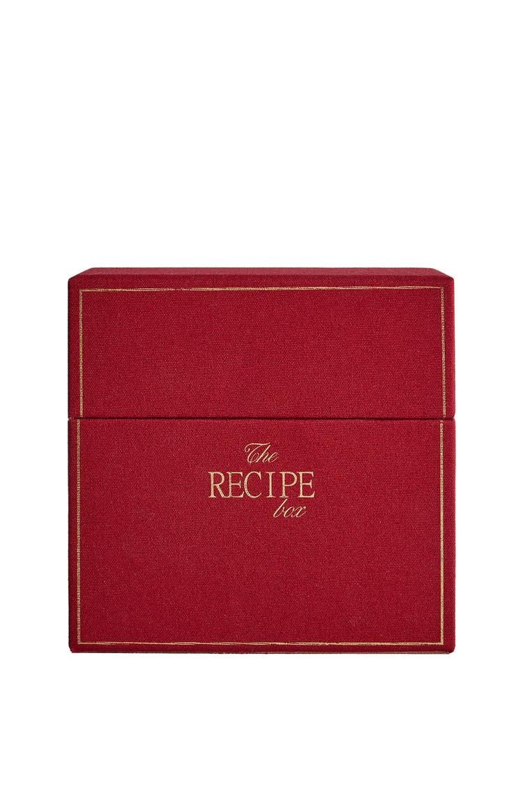 CHRISTMAS RECIPE CARD BOX (ENGLISH)
