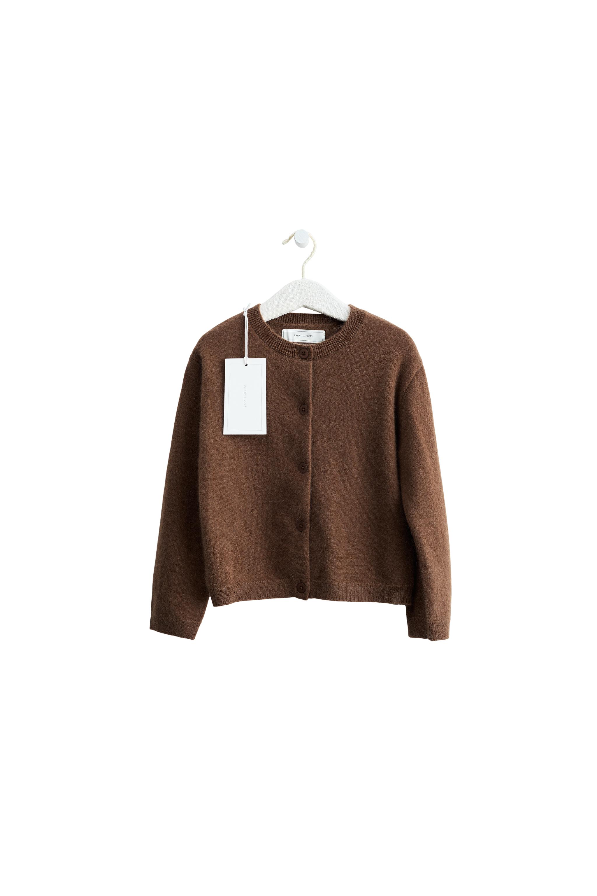 Кардиган из 100% кашемира TIMELESS — ZARA