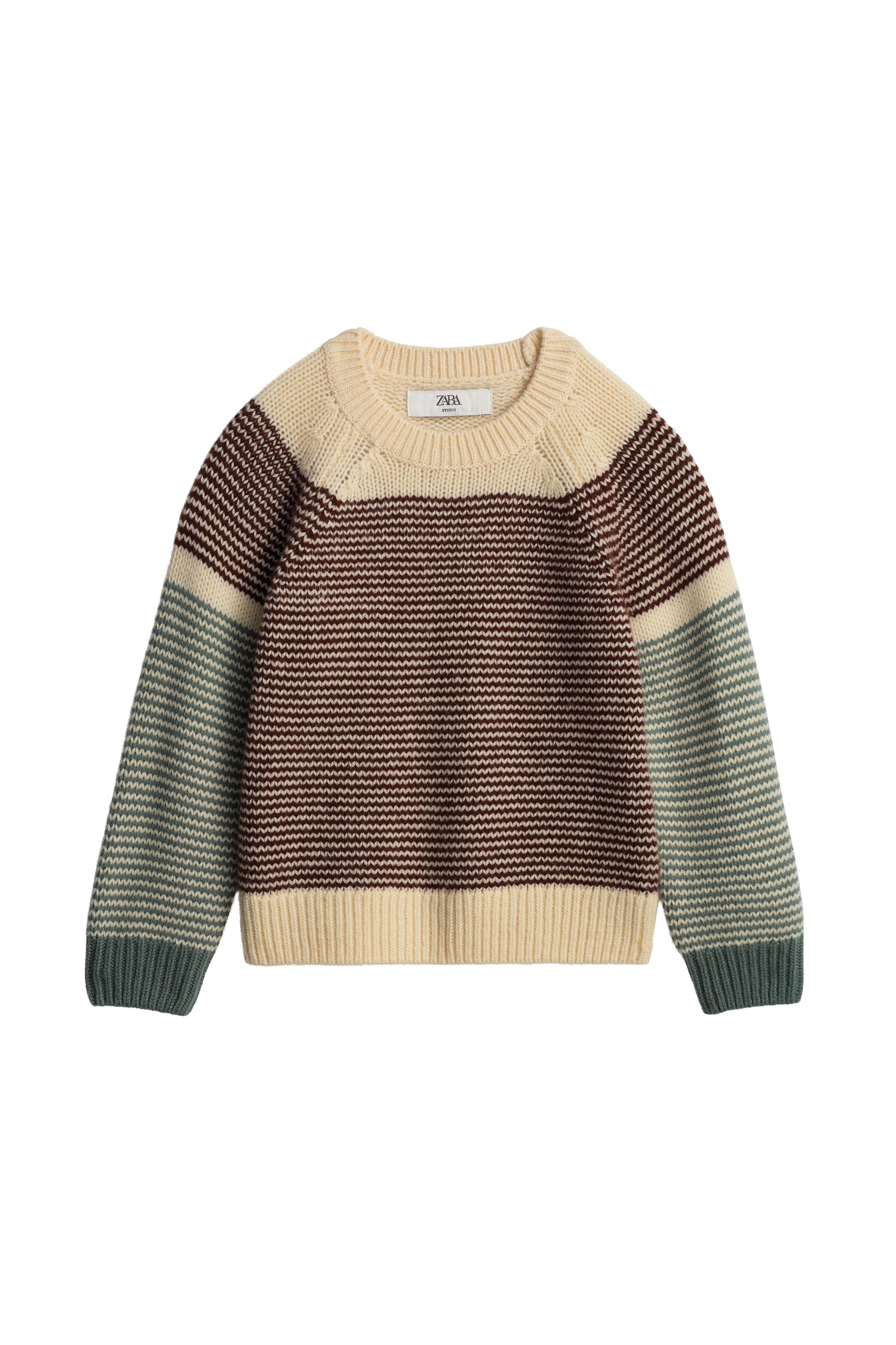 100% WOOL STRIPED JUMPER LIMITED EDITION — ZARA