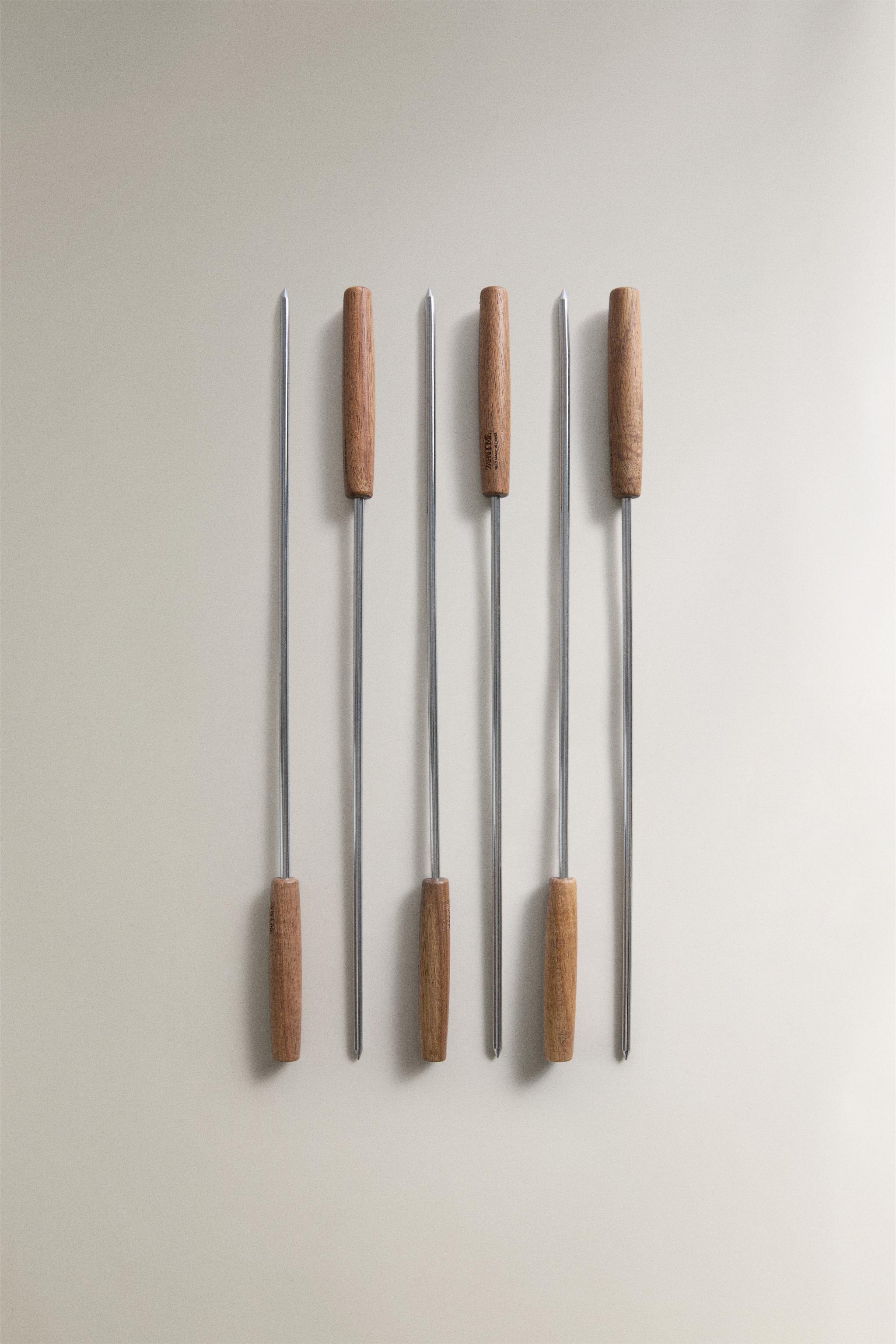SET OF STEEL SKEWERS (SET OF 5) — Zara Home