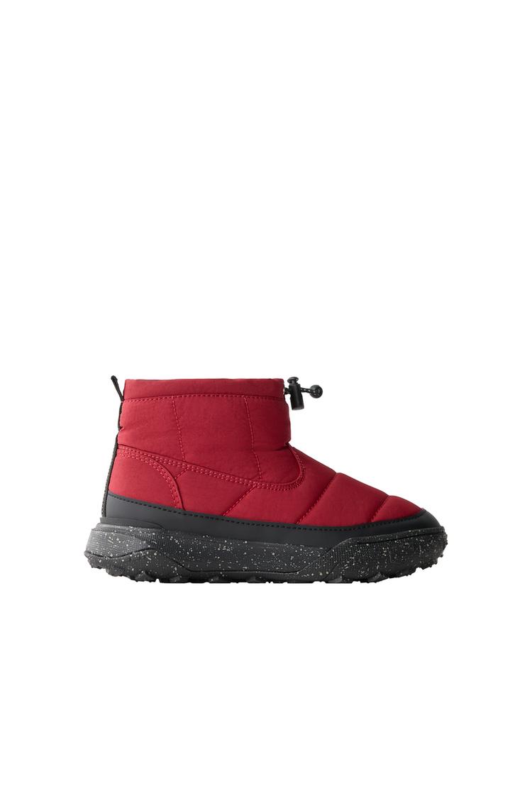 QUILTED ANKLE BOOTS