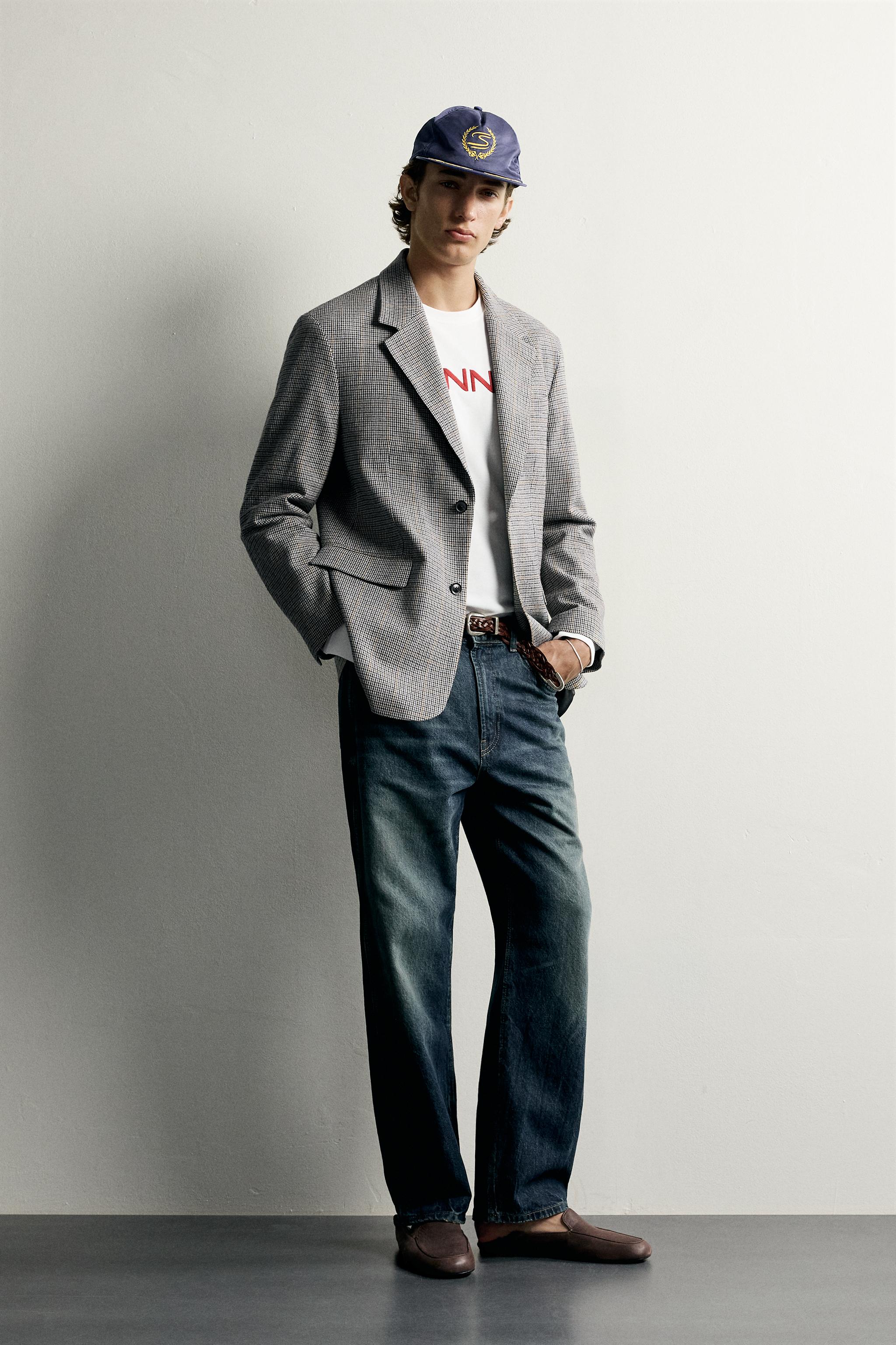 БЛЕЙЗЕР В КЛЕТКУ AYRTON SENNA © SENNA BRANDS — ZARA