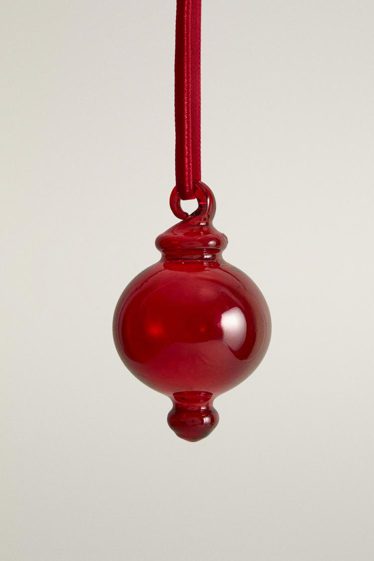 CHRISTMAS TREE ORNAMENT WITH FINIALS