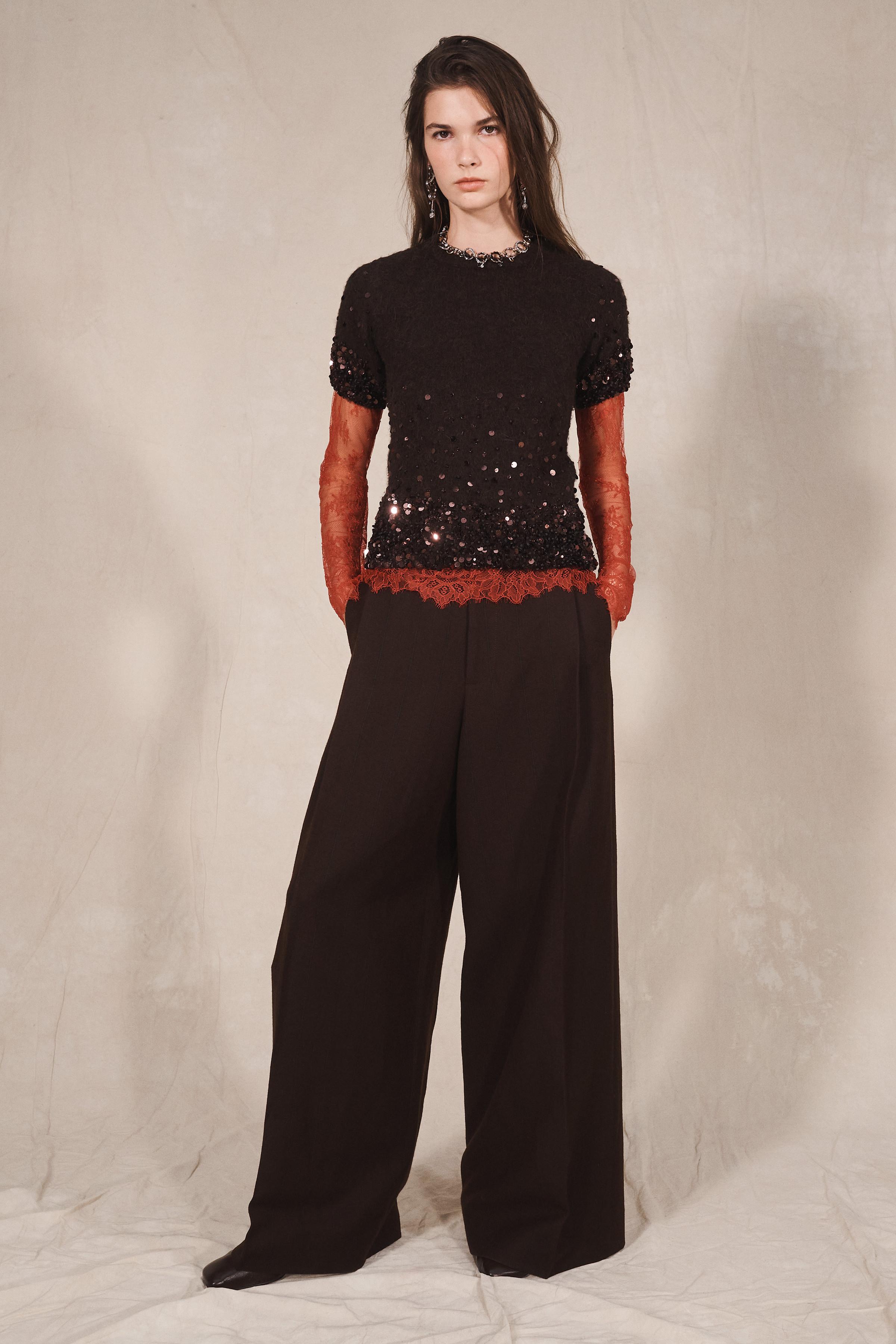 WOOL BLEND AND ALPACA SEQUIN JUMPER LIMITED EDITION — ZARA