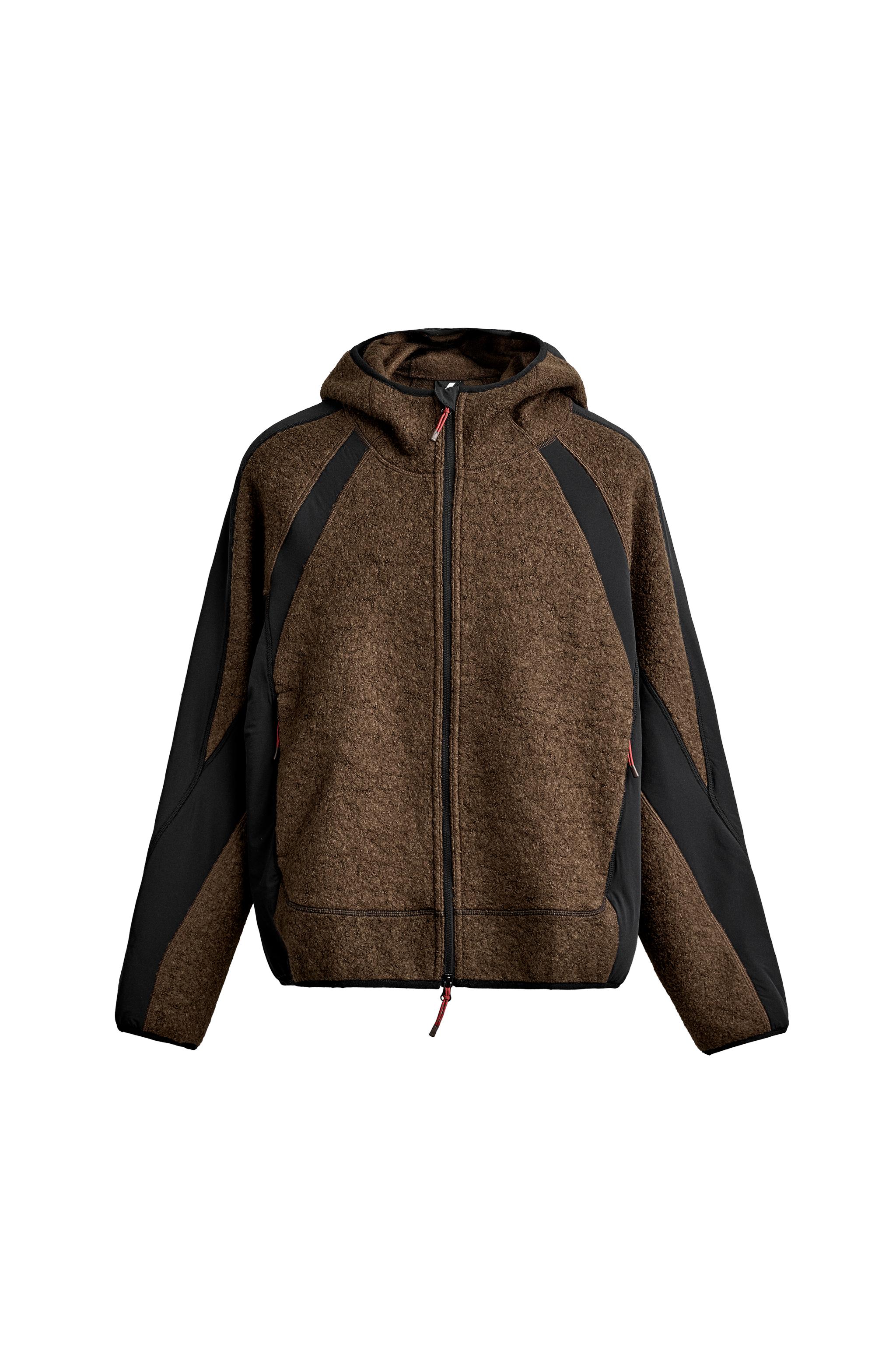 COLOUR BLOCK COMBINED FLEECE JACKET — ZARA