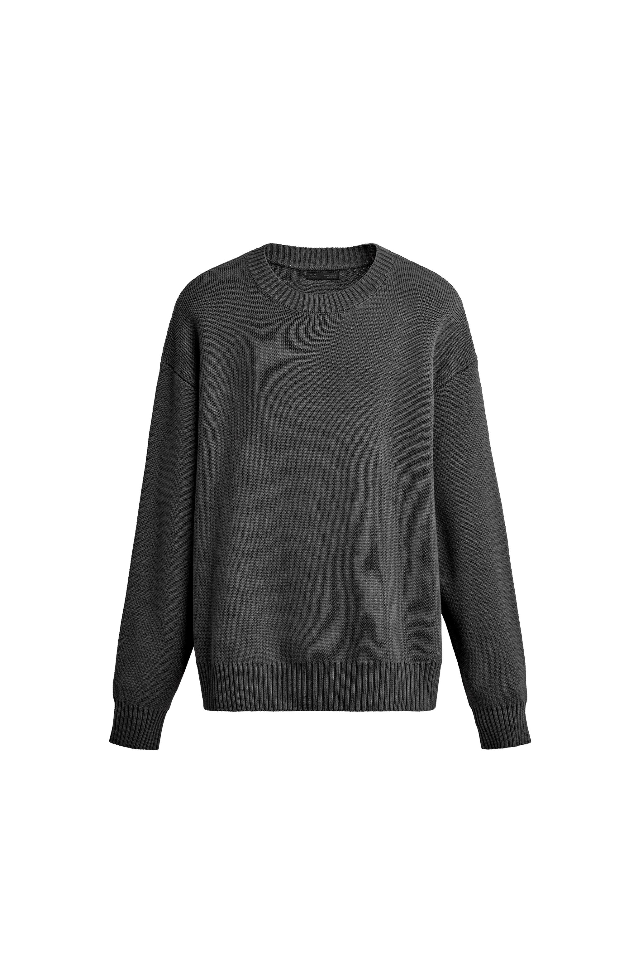 СВИТЕР RELAXED FIT ИЗ 100% ХЛОПКА — ZARA
