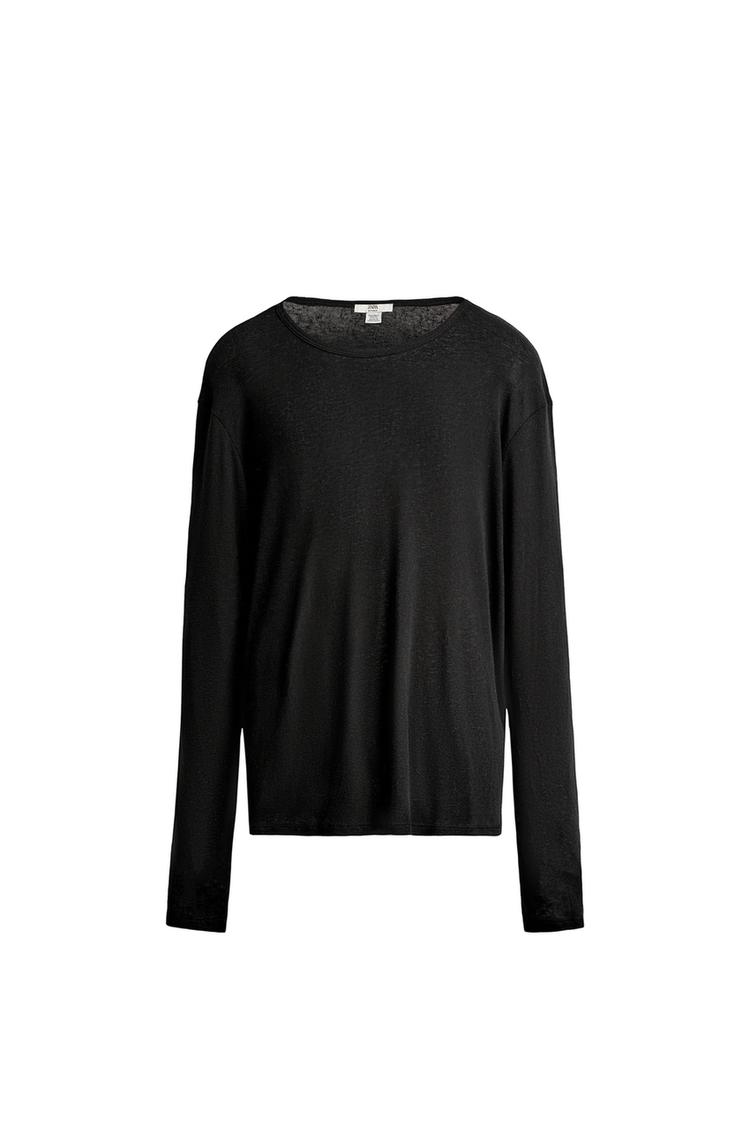 LYOCELL AND WOOL RELAXED FIT T-SHIRT