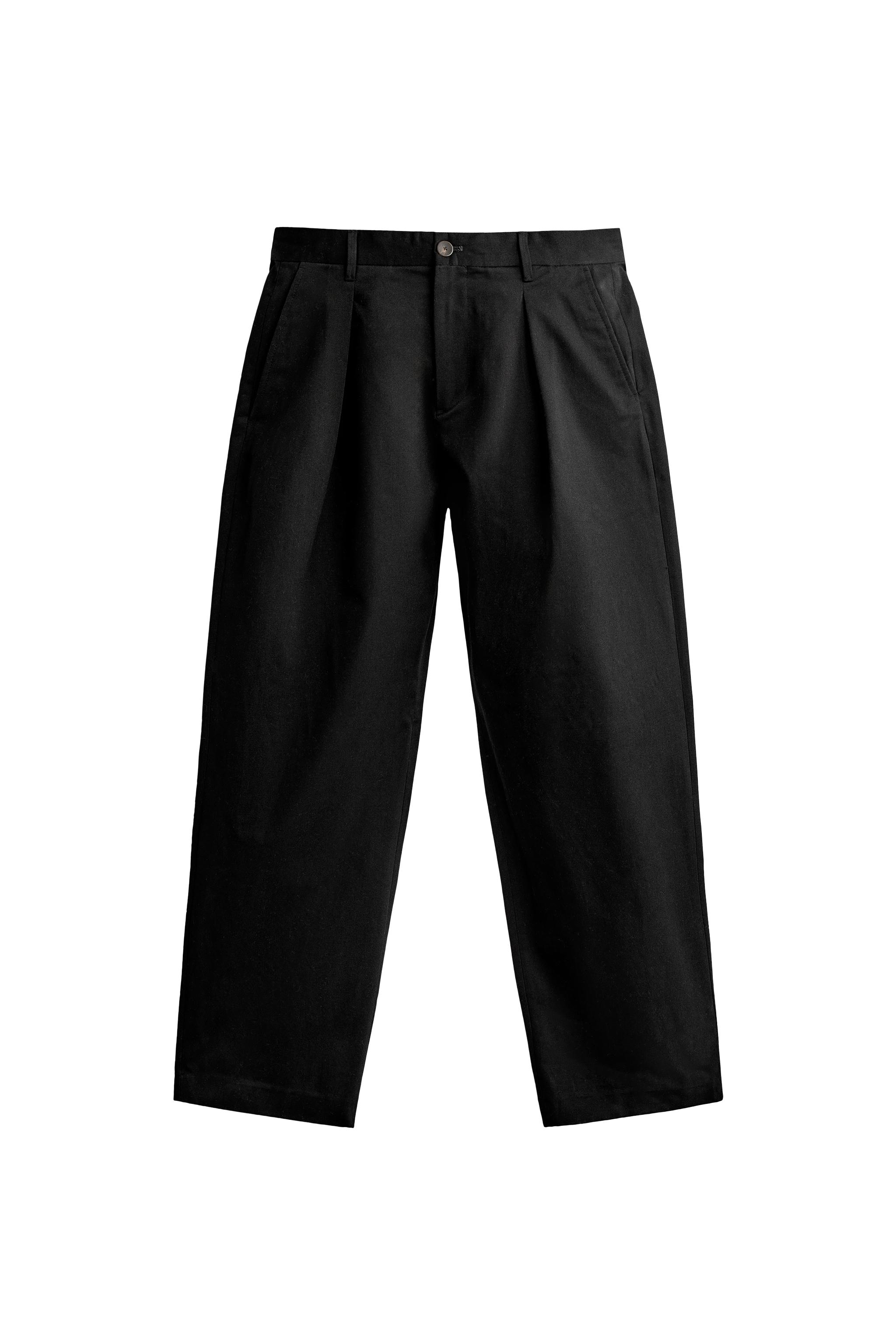 Брюки-чинос классического кроя в складку — ZARA