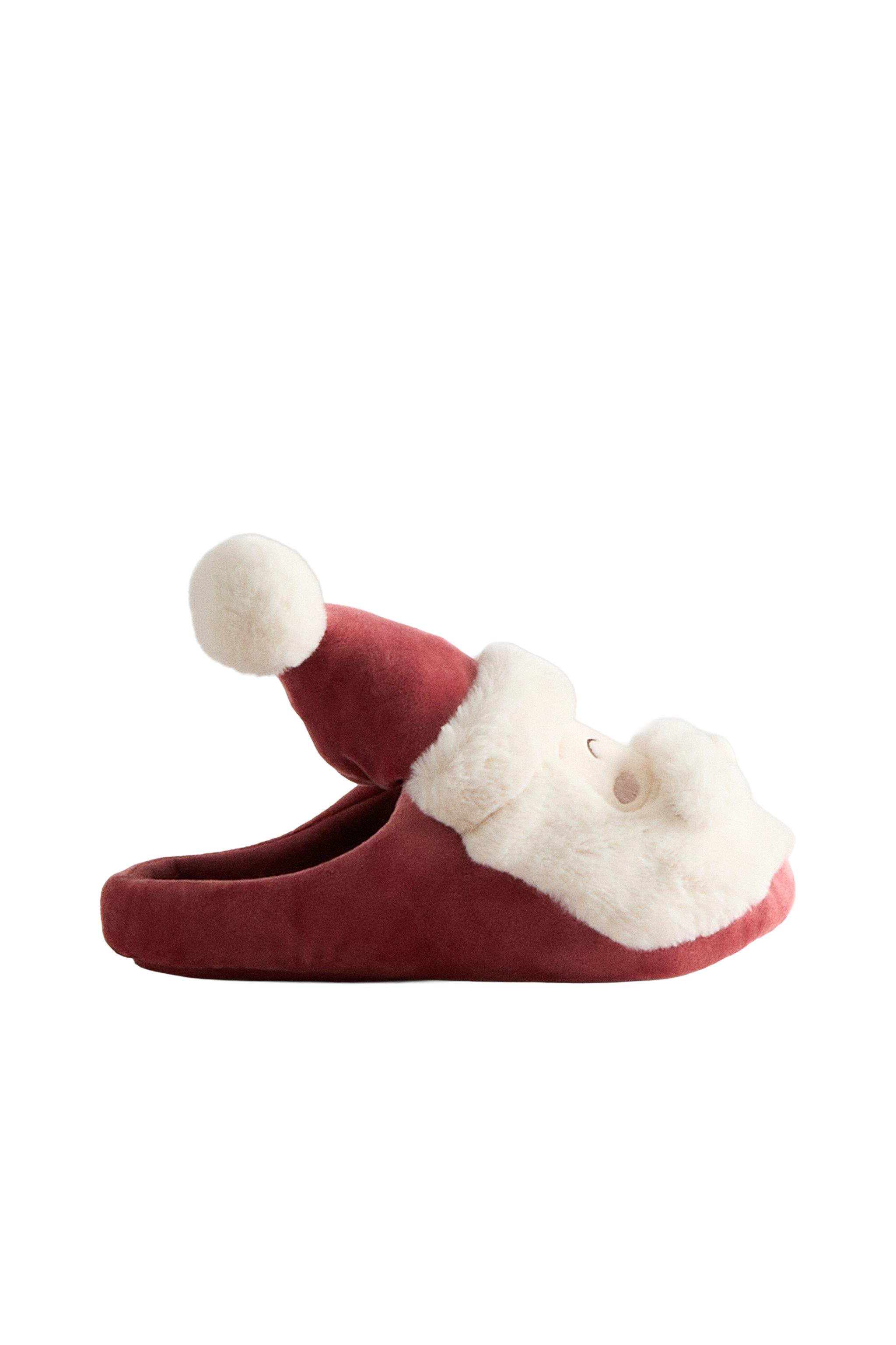 KIDS' FATHER CHRISTMAS CHRISTMAS MULE SLIPPERS — ZARA