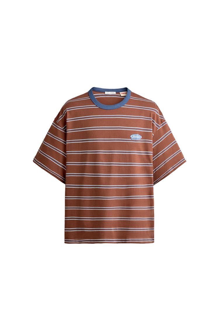 Футболка в полоску из жаккардовой ткани PUKAS SURF X ZARA