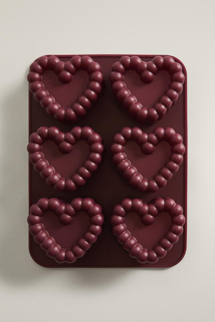CHRISTMAS SILICONE HEART MOULD