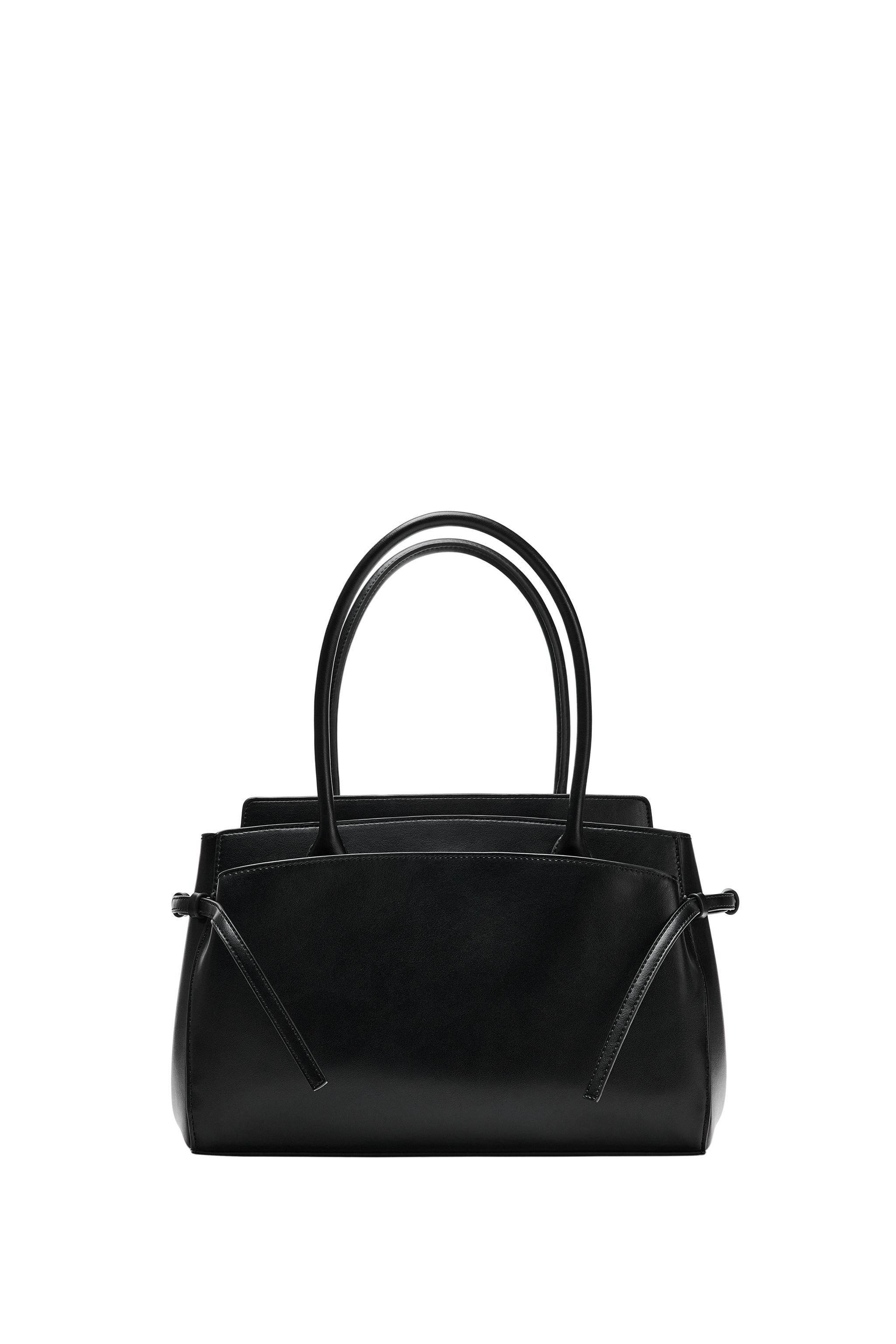 Сумка на плечо с контрастной отделкой — ZARA