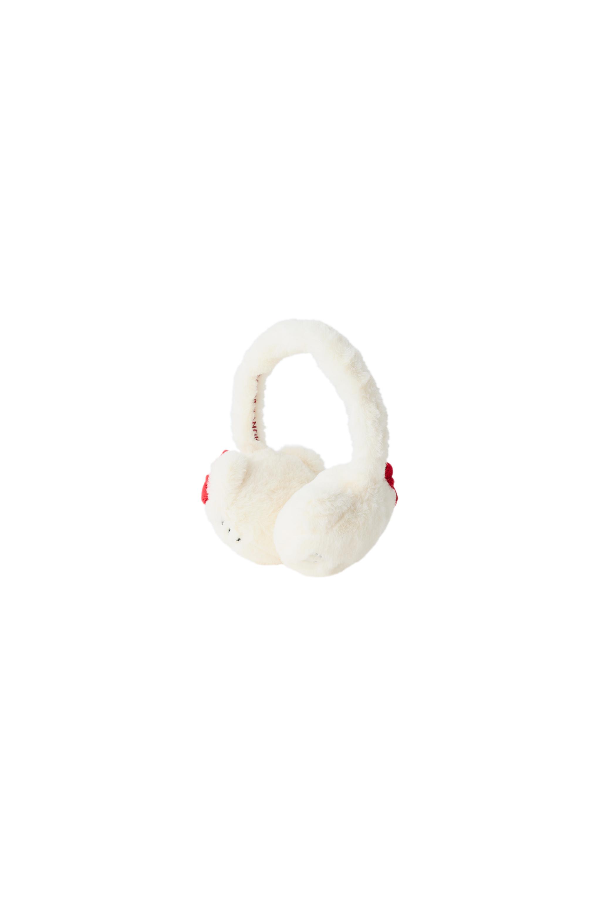 HELLO KITTY © SANRIO наушники-ворушники из искусственного меха — ZARA