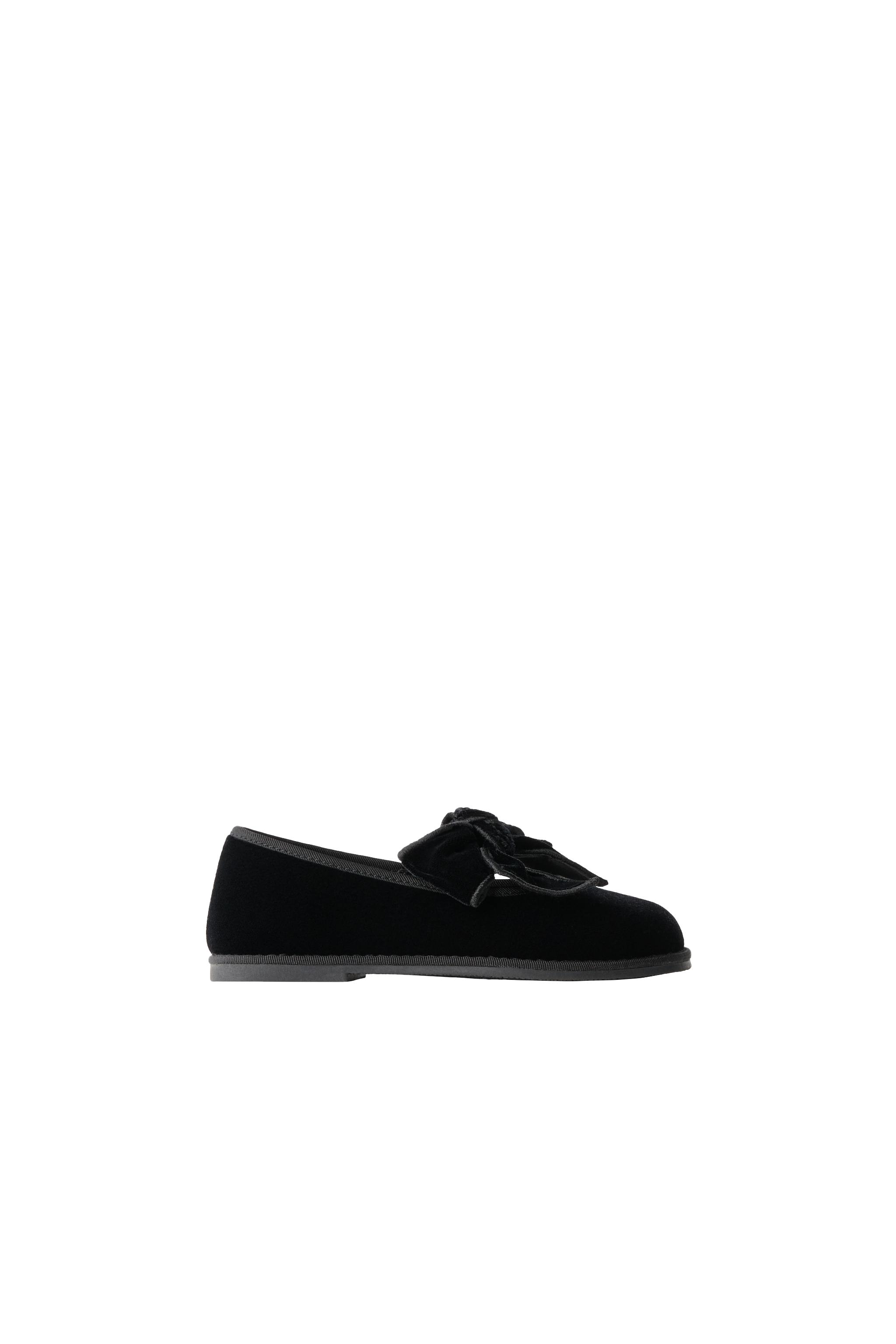 VELVET BOW BALLERINAS — ZARA