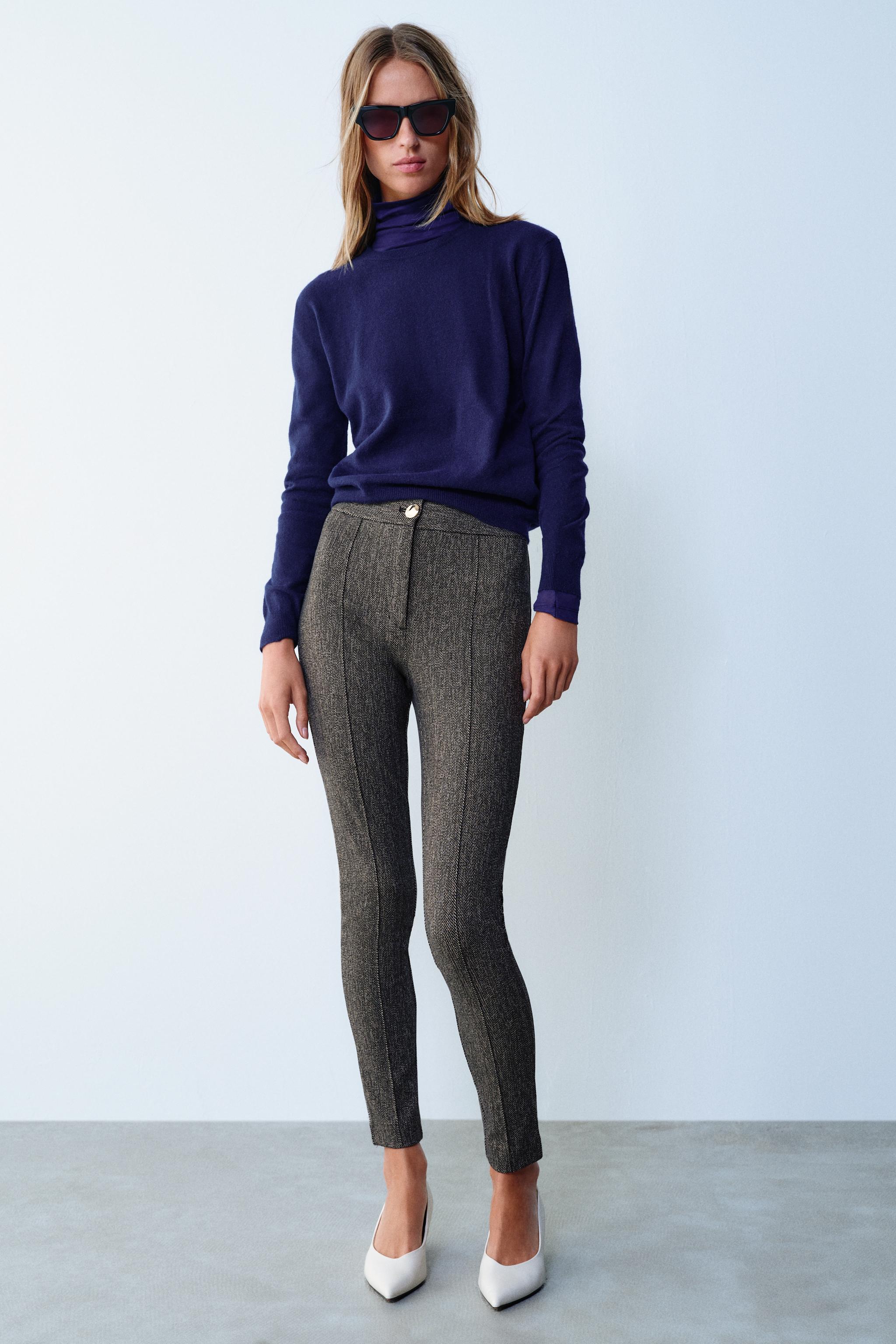 ЛЕГИНСЫ В ЕЛОЧКУ — ZARA